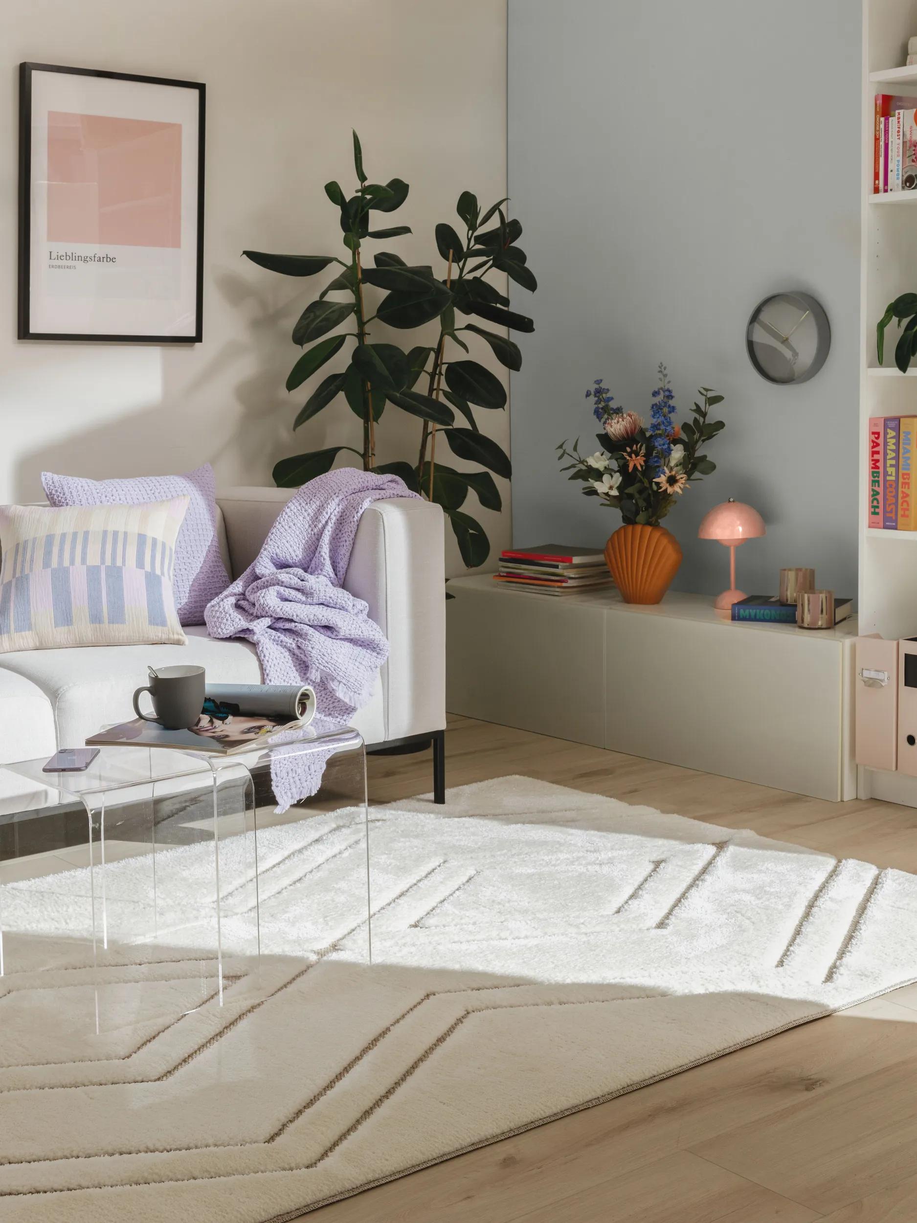 Teppich Elanie Creme/Beige