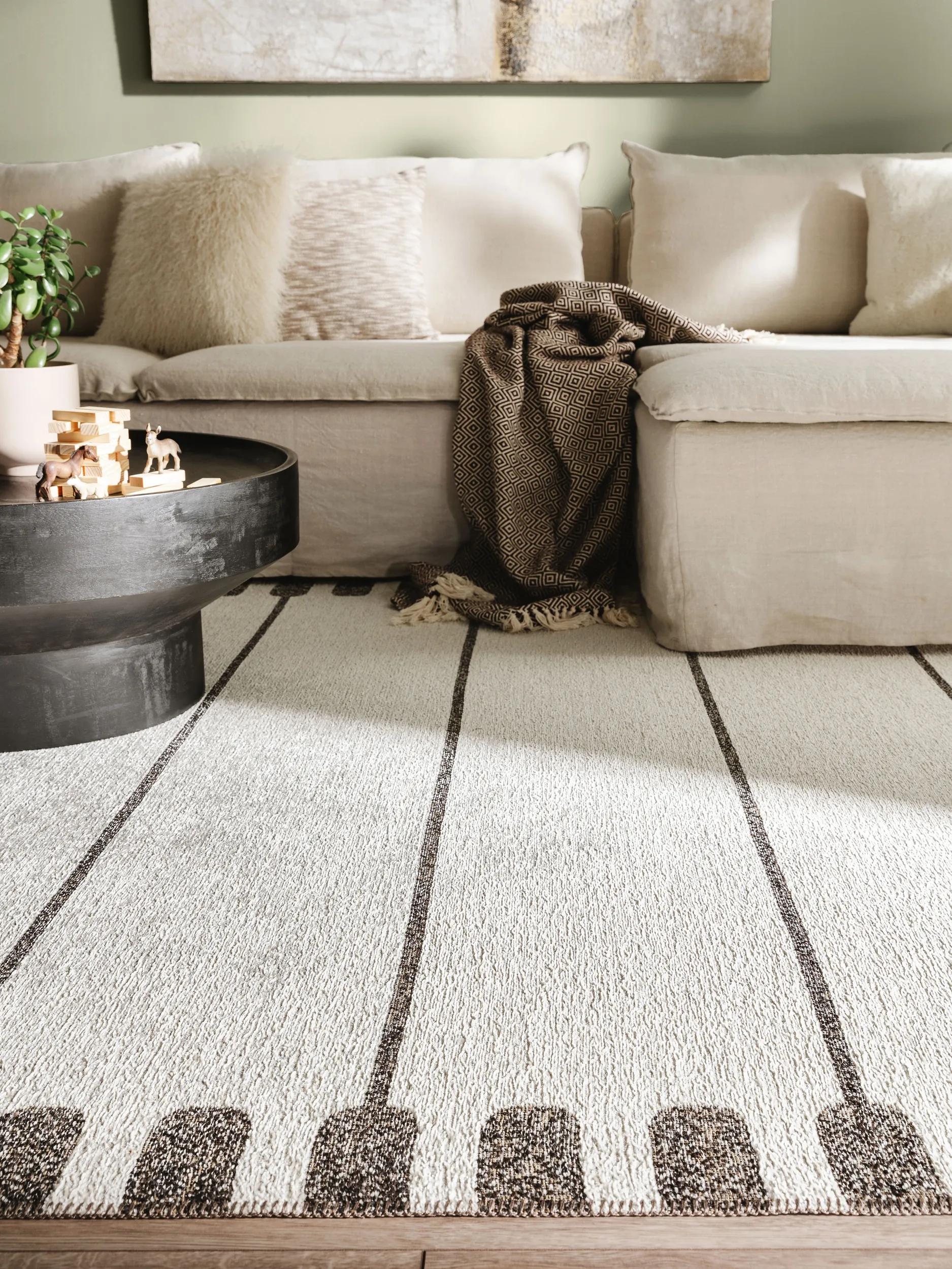 Flat Weave Rug Elena Beige/Brown