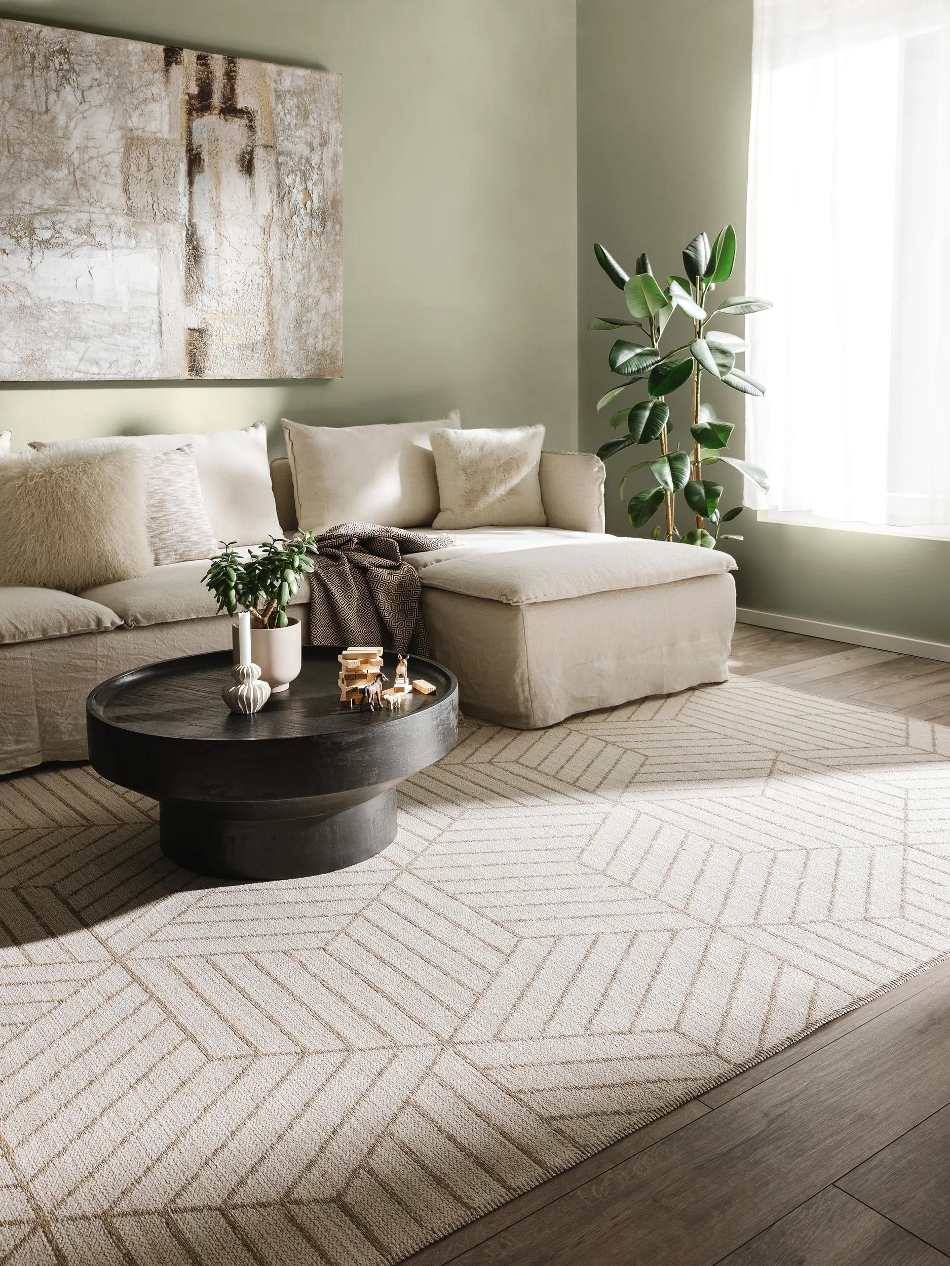 Flat Weave Rug Elena Cream/Beige