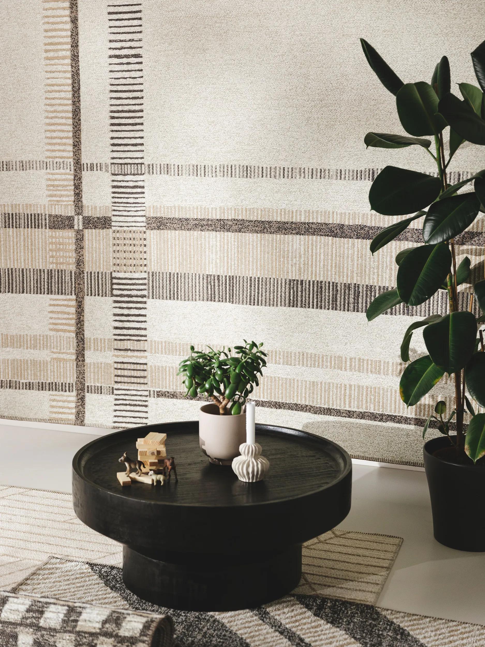 Flat Weave Rug Elena Beige/Brown