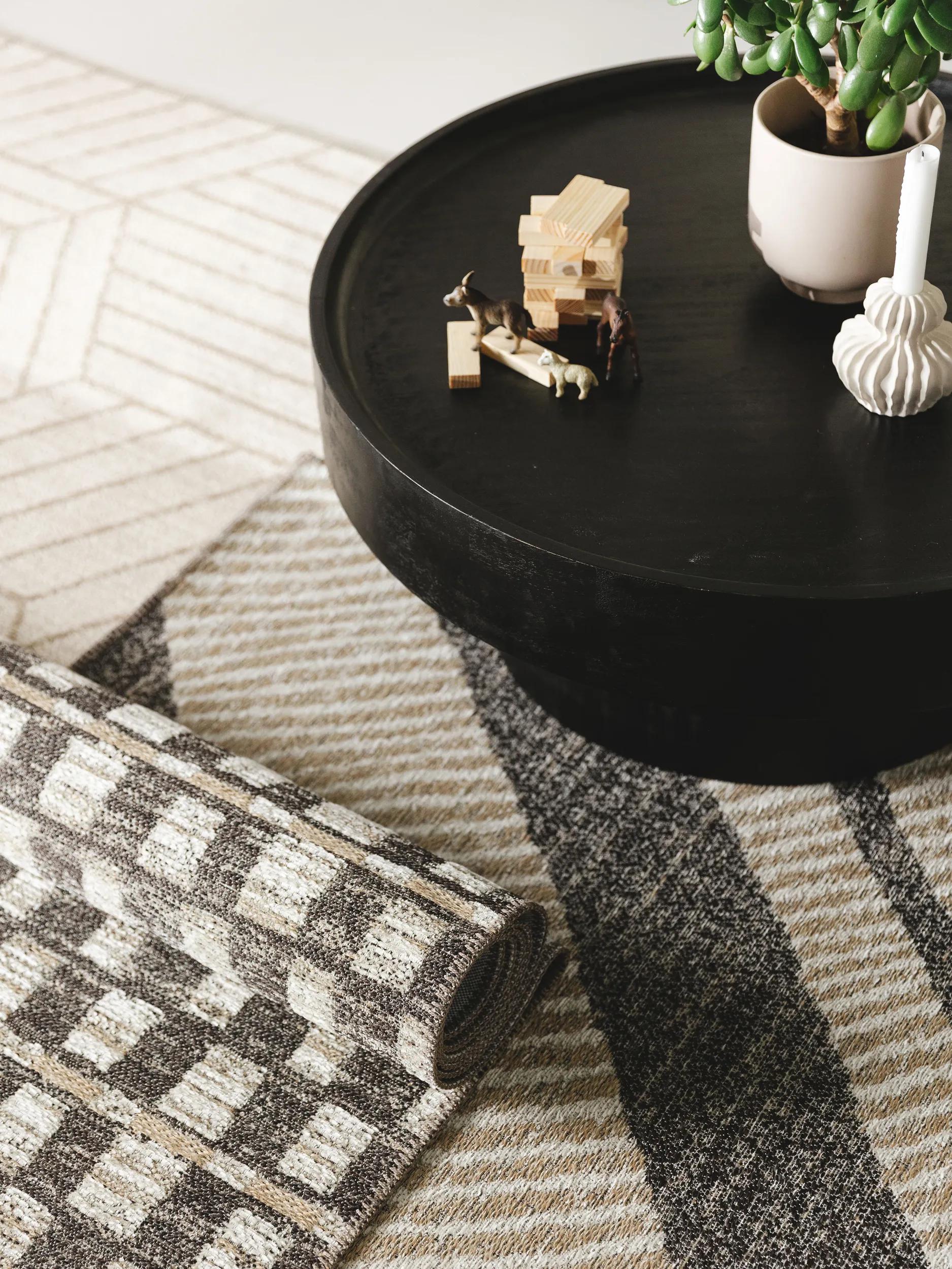 Flat Weave Rug Elena Beige/Brown