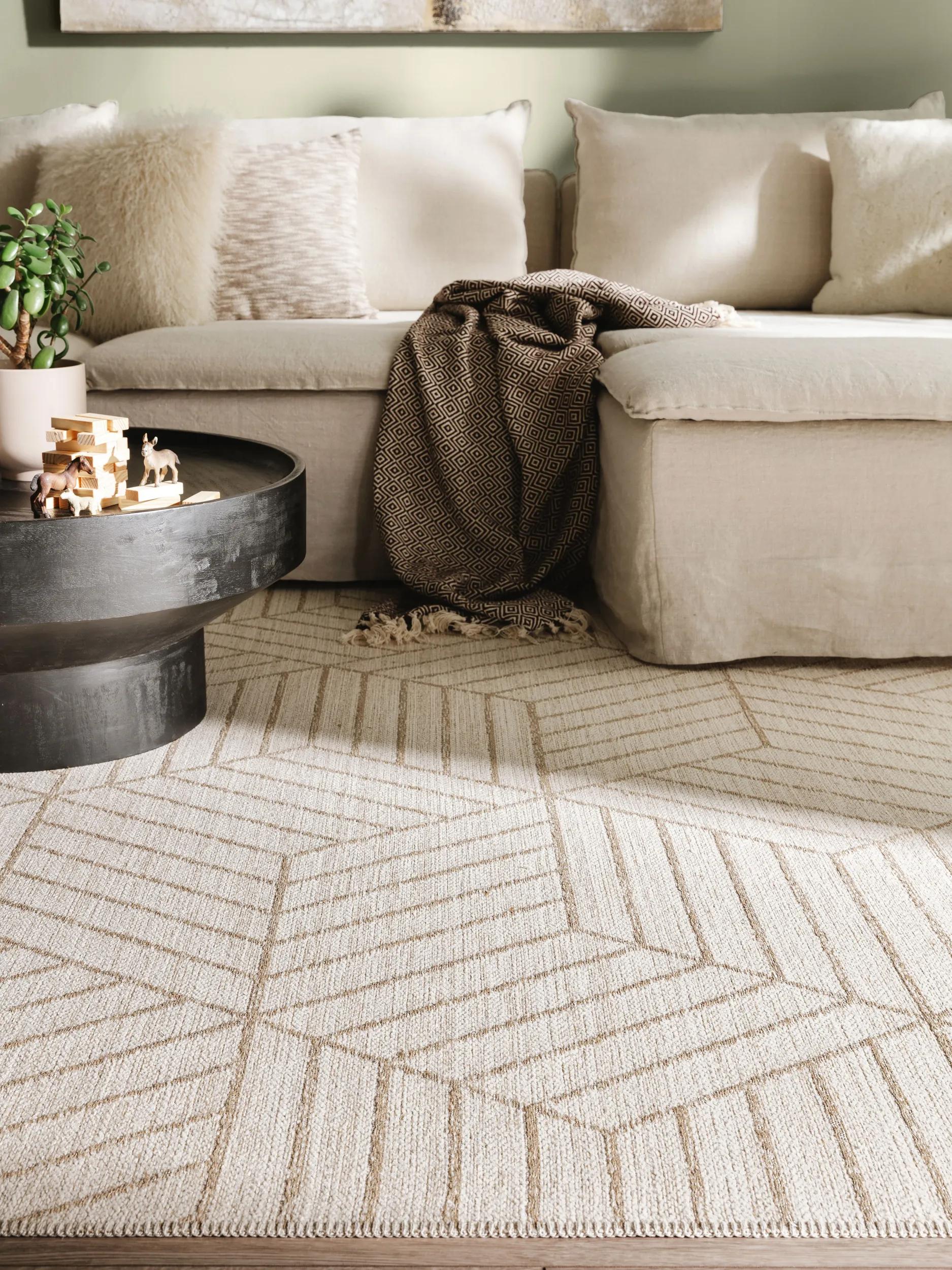 Flat Weave Rug Elena Cream/Beige