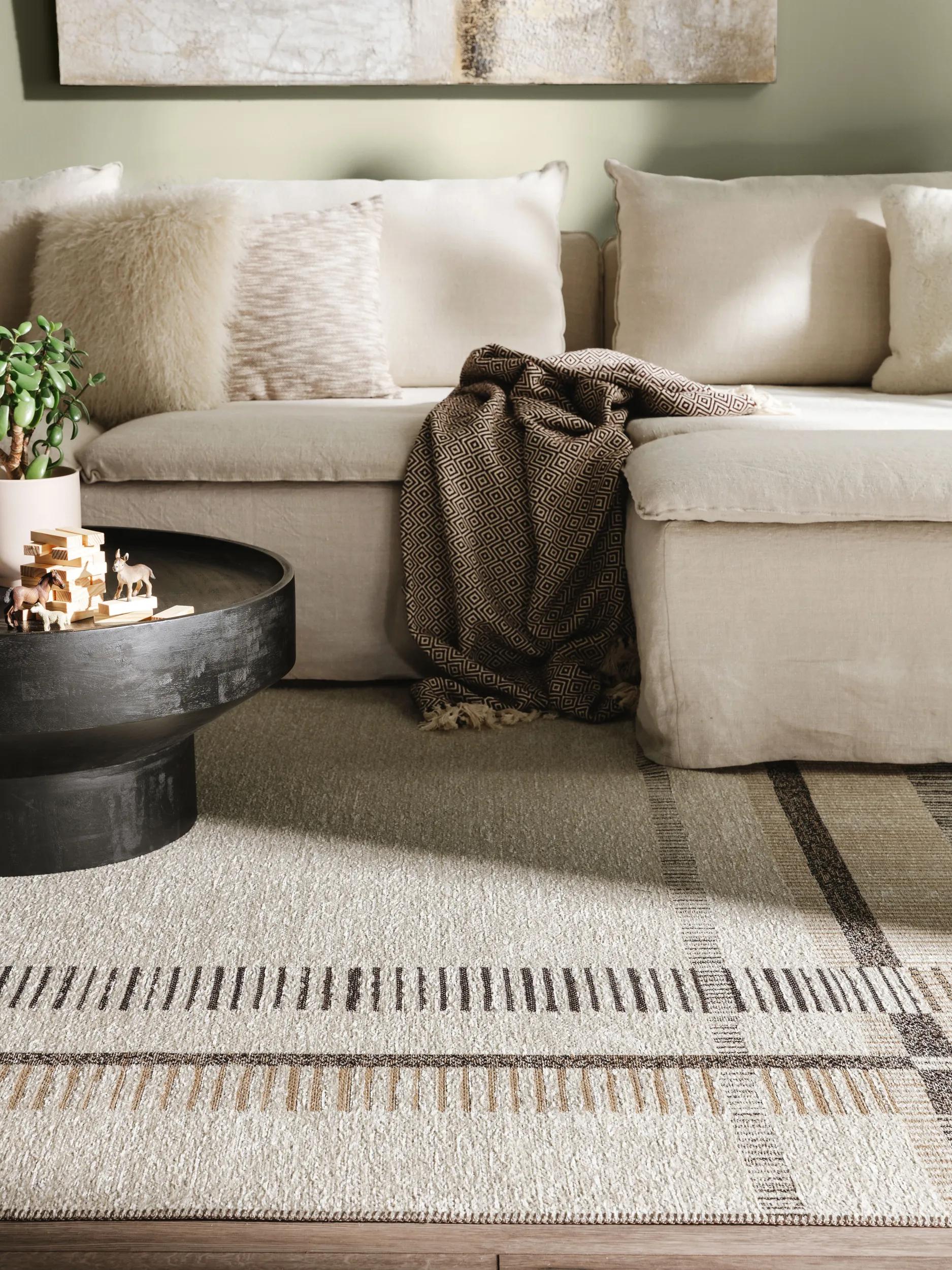 Flat Weave Rug Elena Beige/Brown