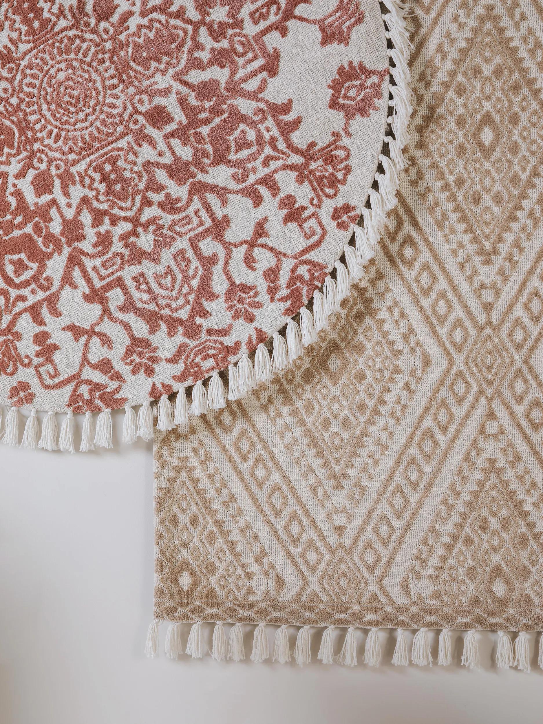 Round Rug Elias Terracotta