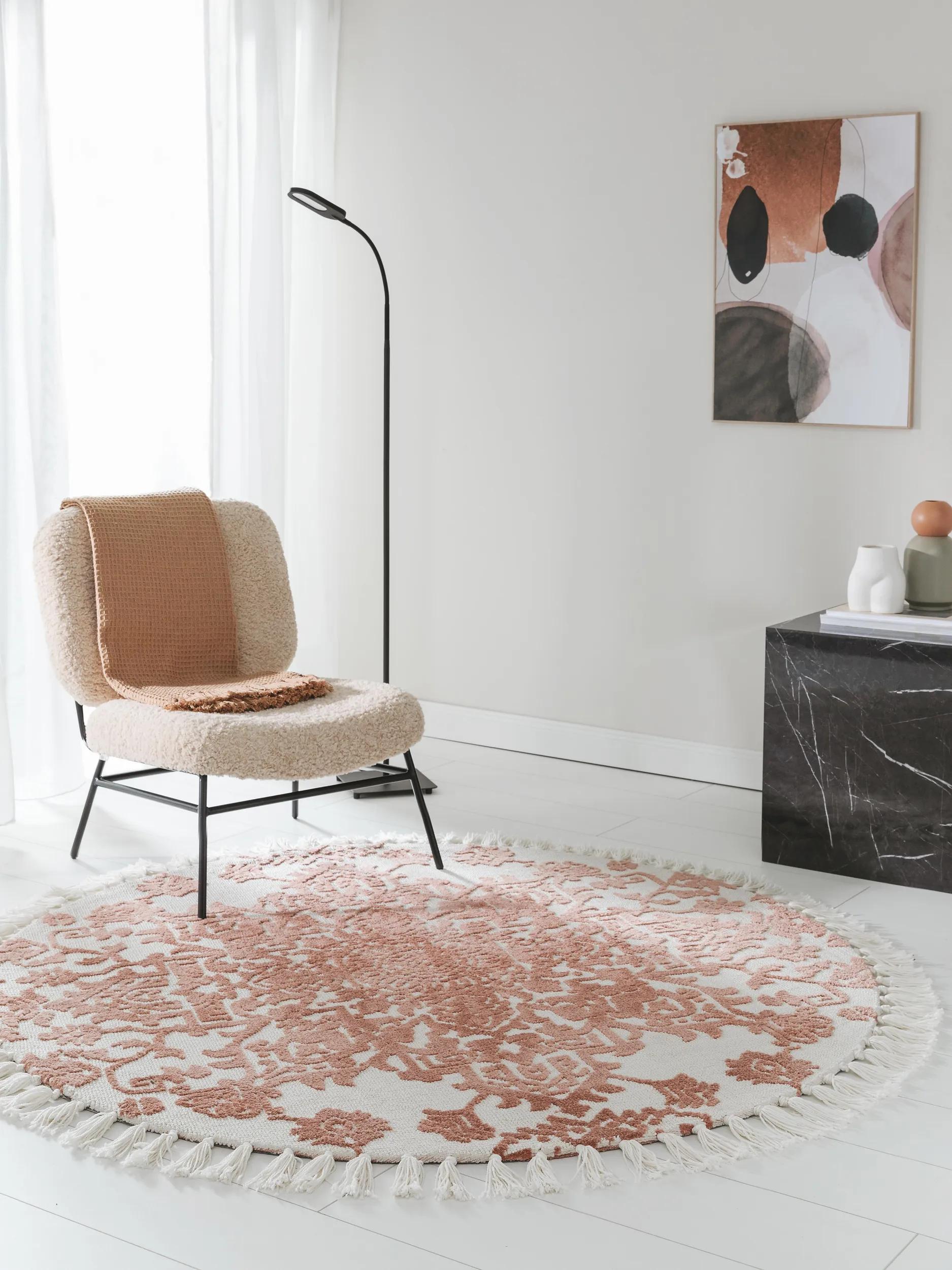 Round Rug Elias Terracotta