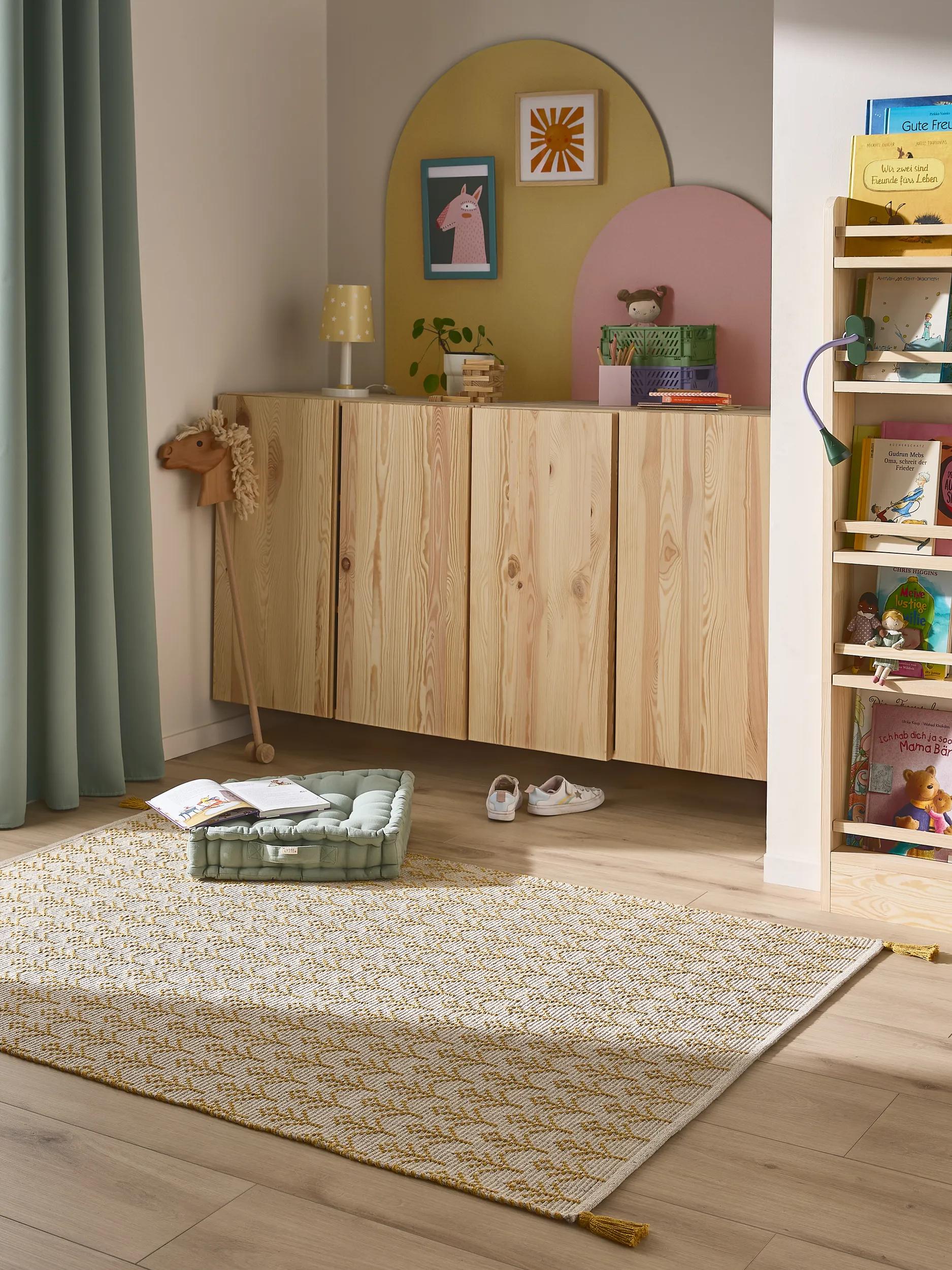 Washable Kid´s Rug Elli Yellow