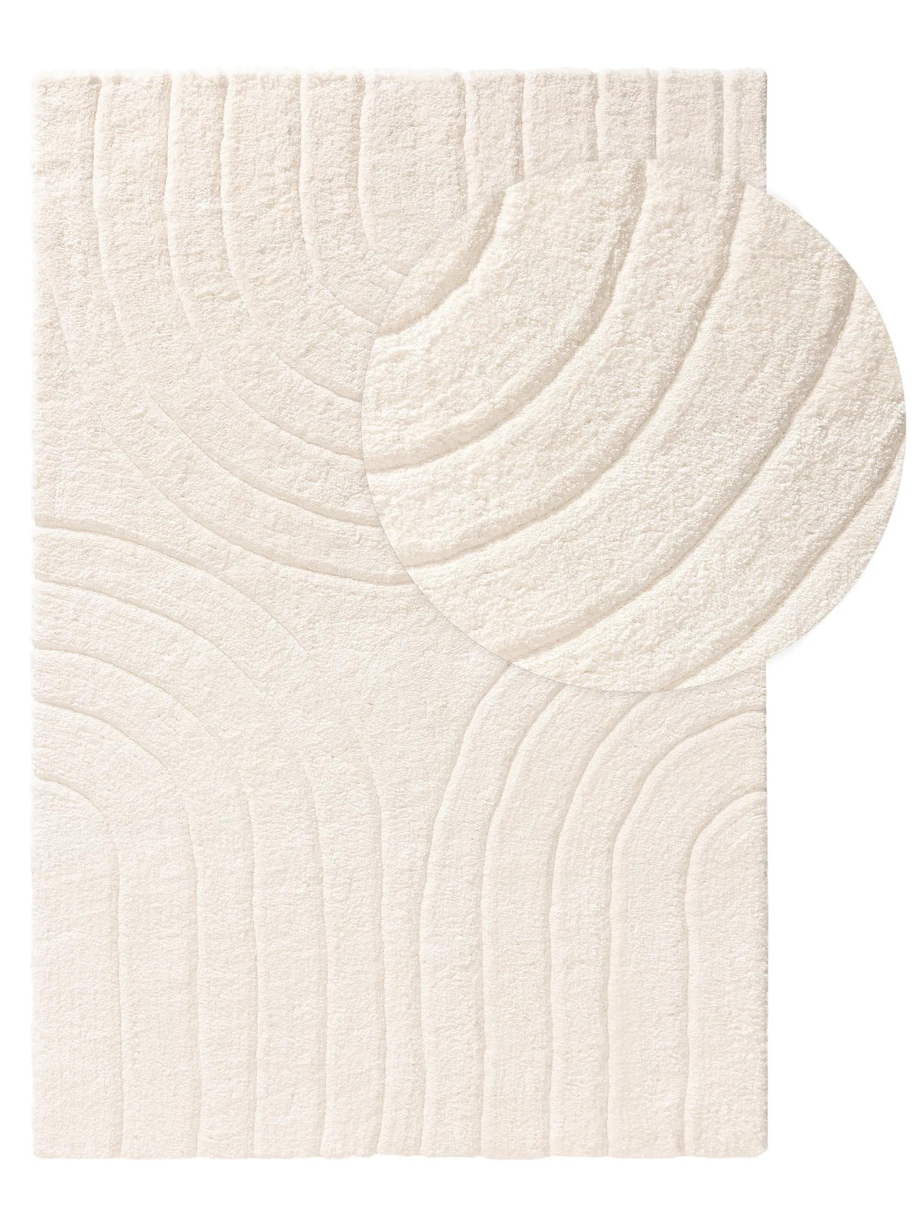 Shaggy rug Emy Cream