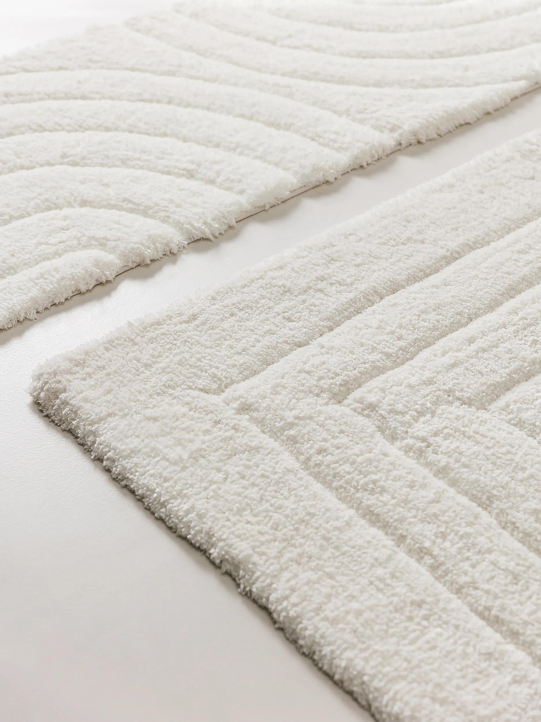 Shaggy rug Emy Cream