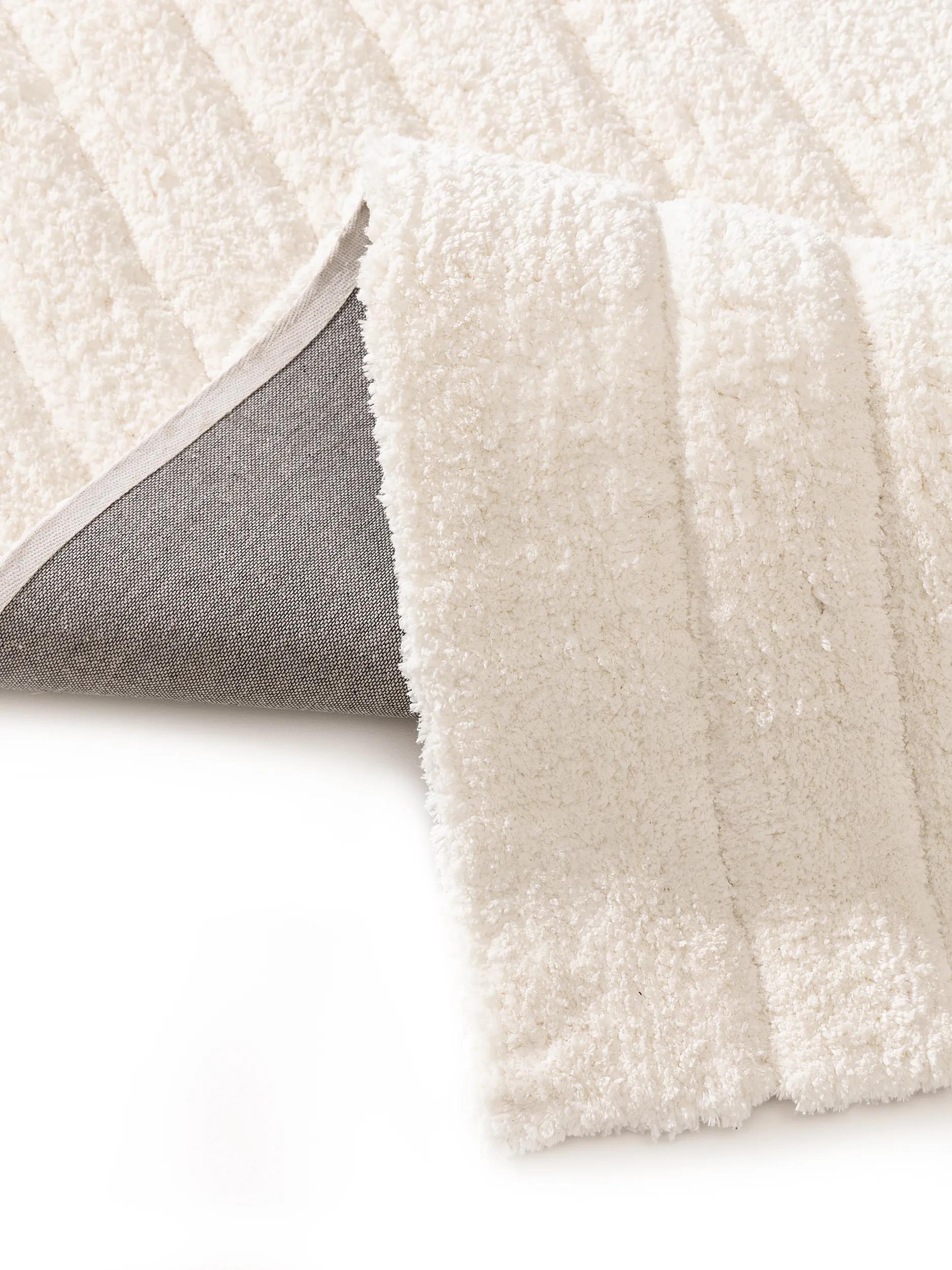 Shaggy rug Emy Cream