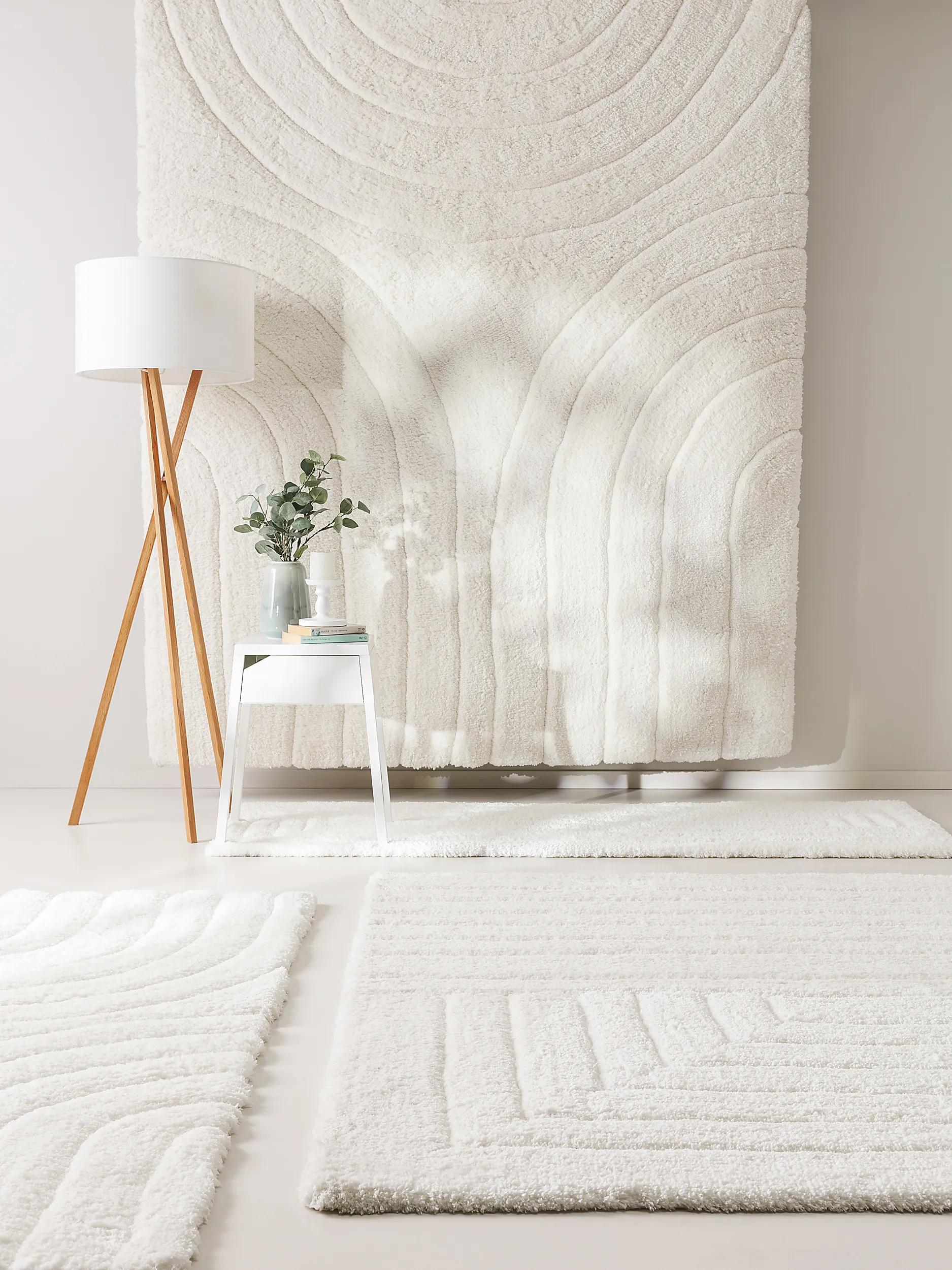 Shaggy rug Emy Cream