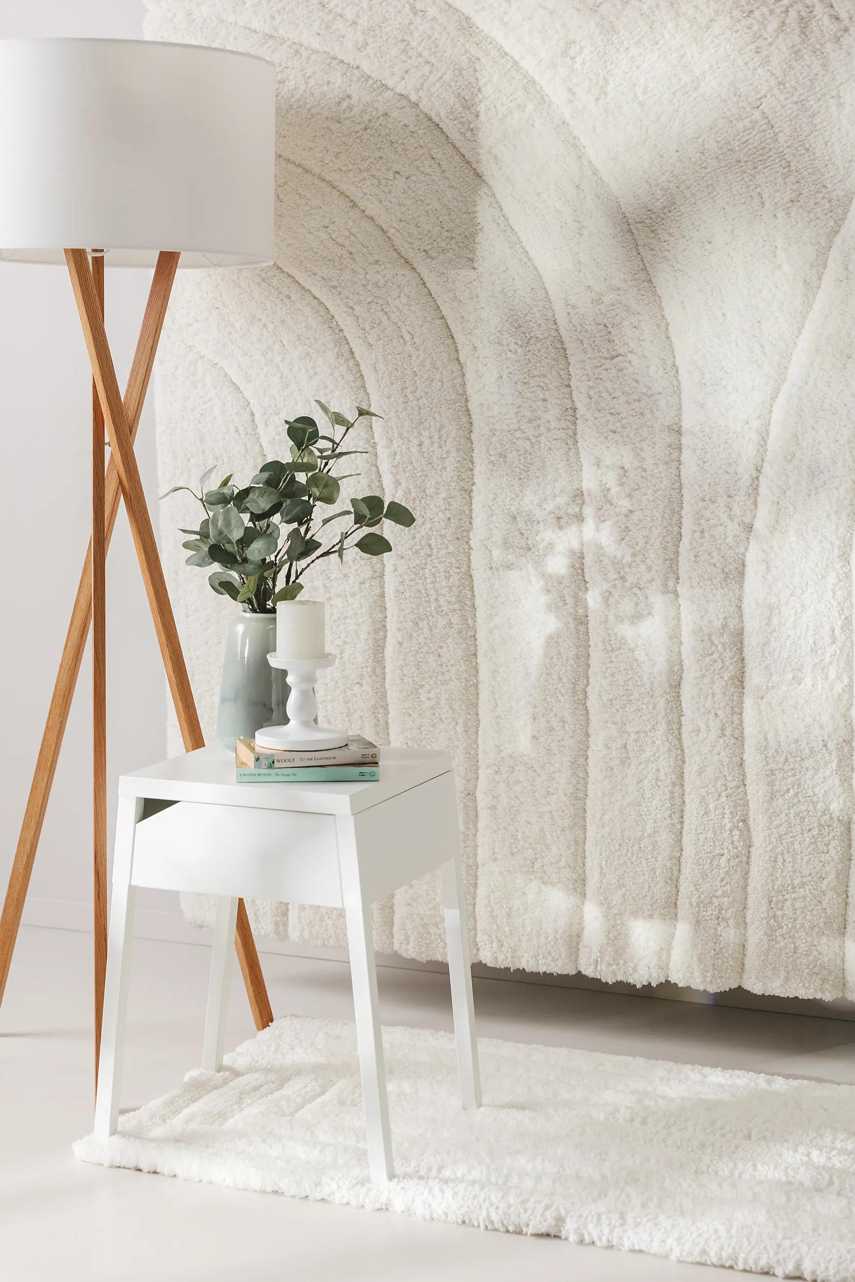 Shaggy rug Emy Cream