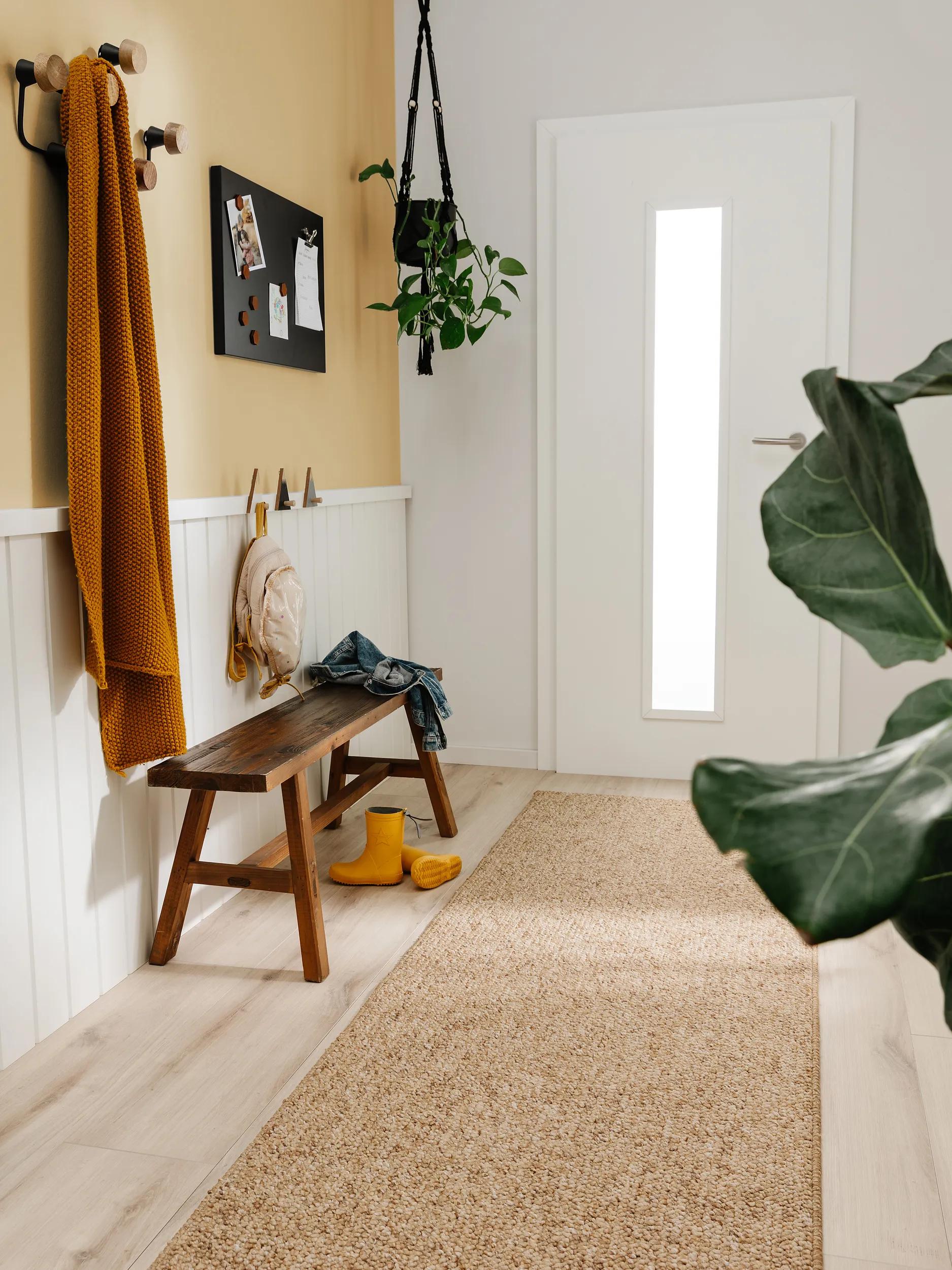 Washable Rug Enzo Light Brown