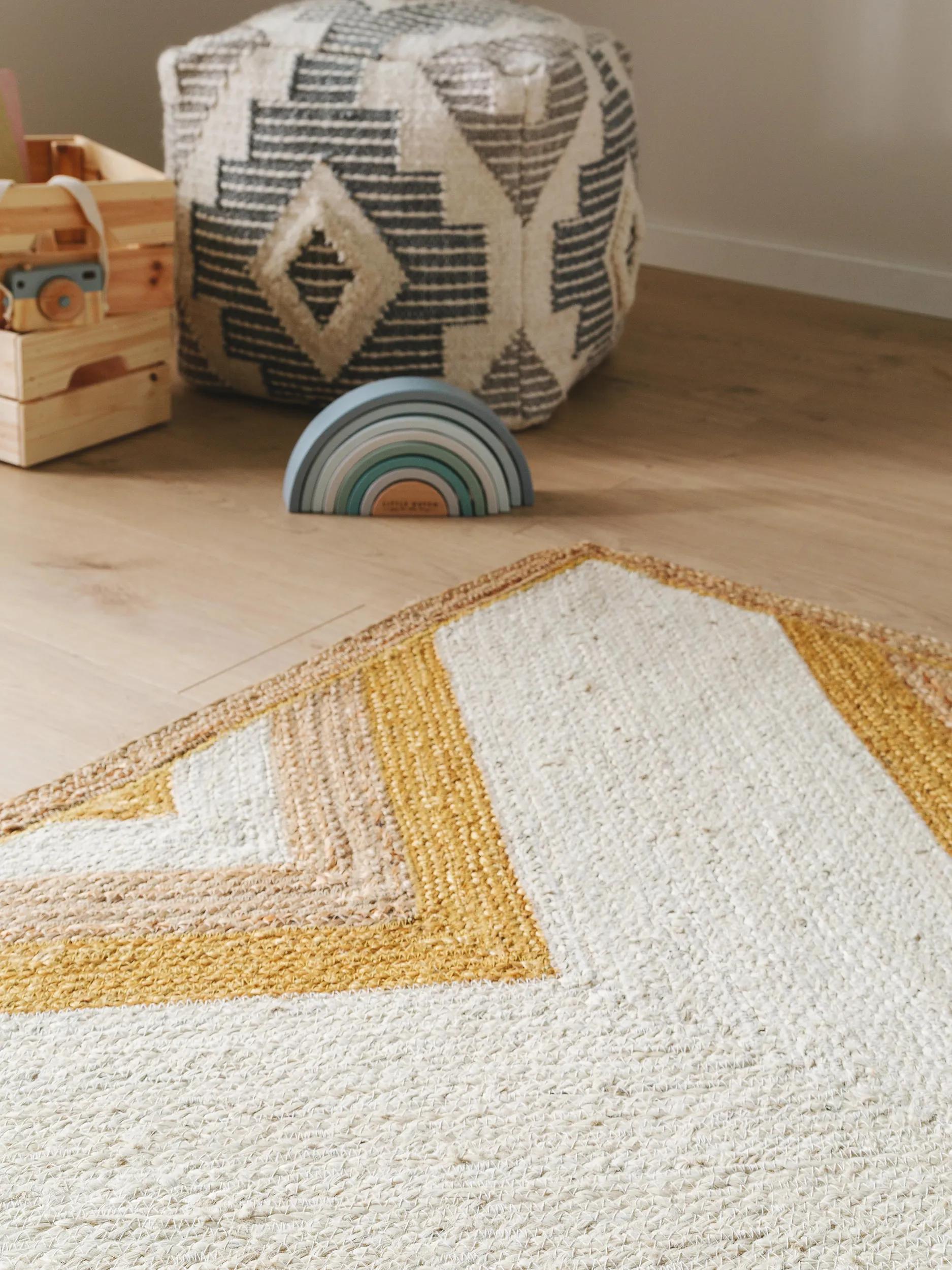 Kids rug Frieda Yellow