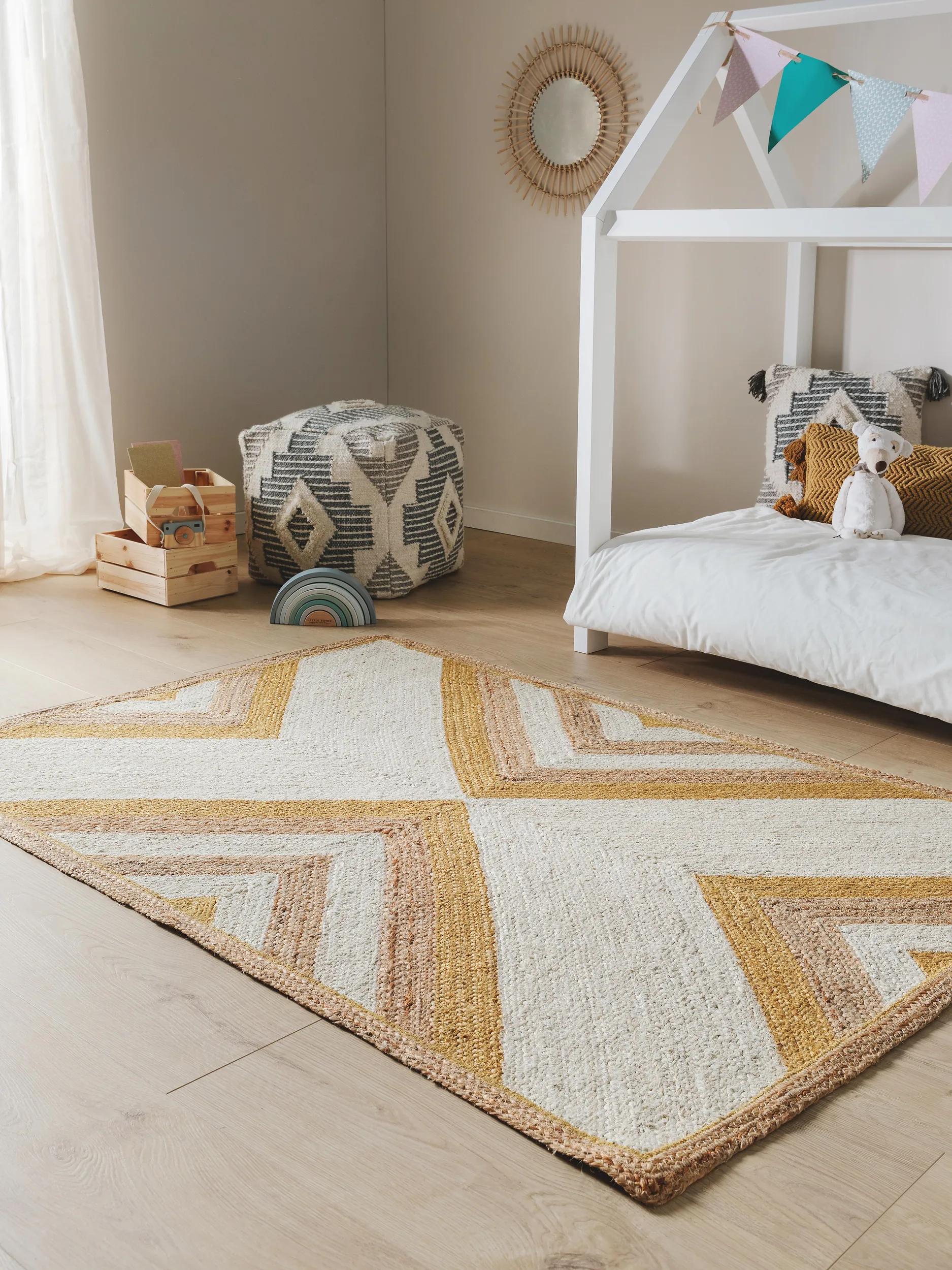Kids rug Frieda Yellow