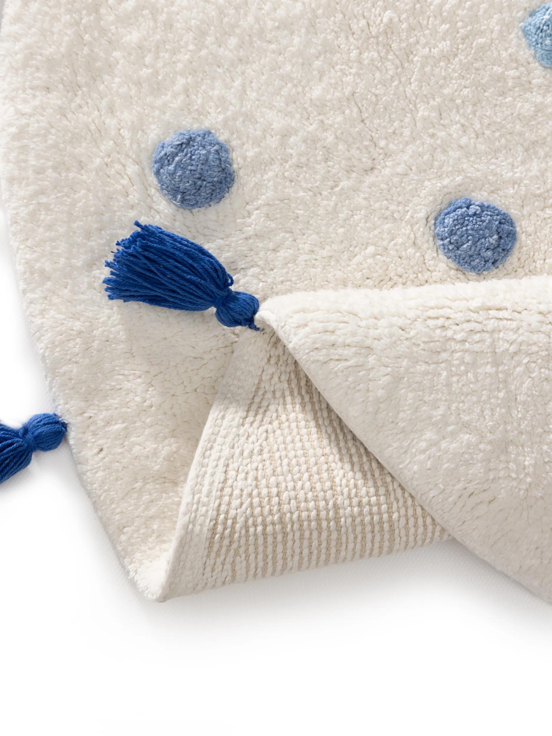 Washable Kid´s Rug Fiete Multicolour/Blue