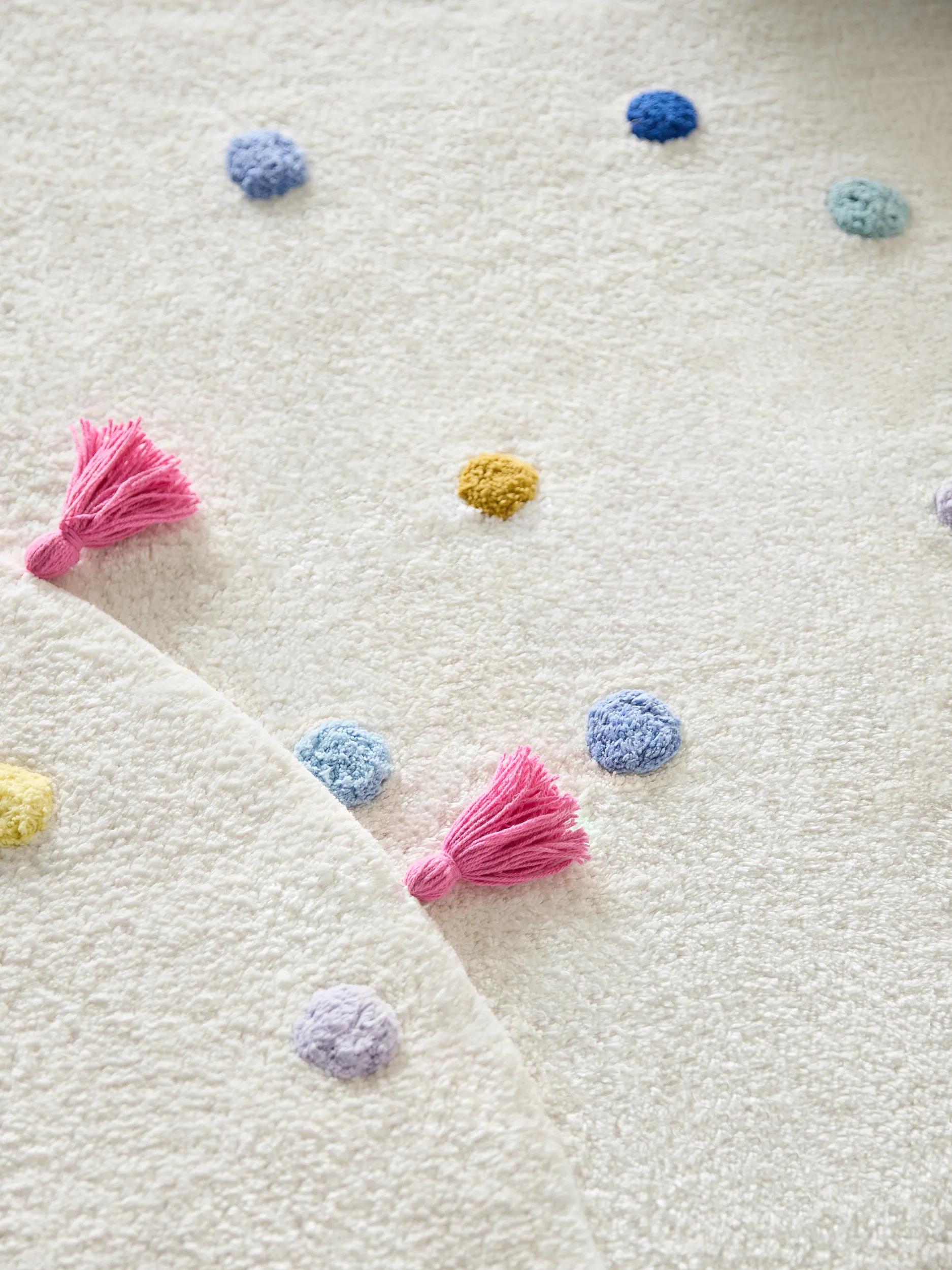 Washable Kid´s Rug Fiete Multicolour/Blue