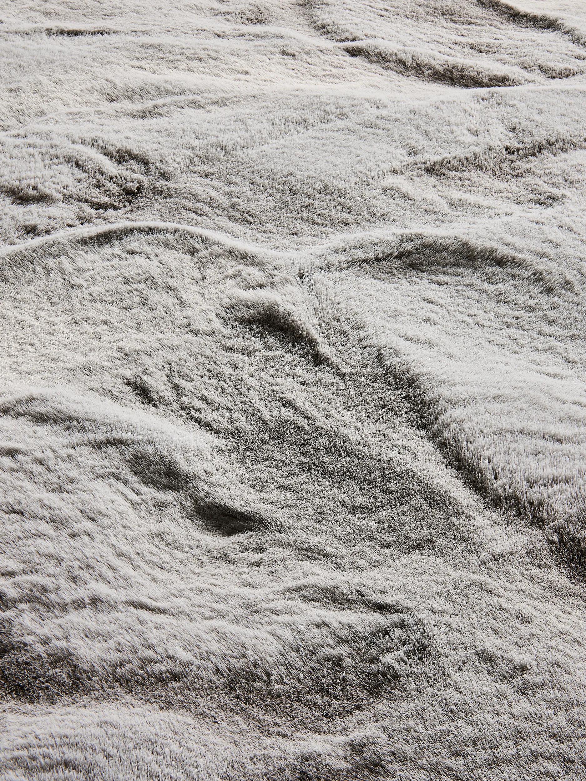 Shaggy rug Fine Grey