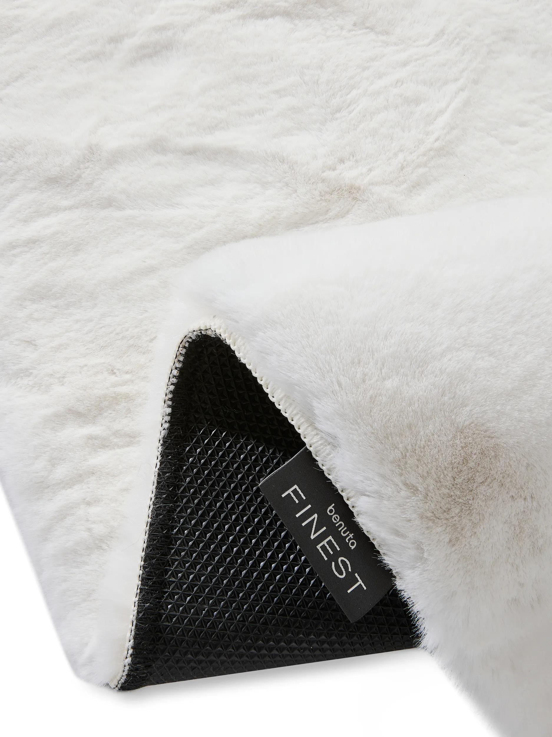 Shaggy rug Fine White