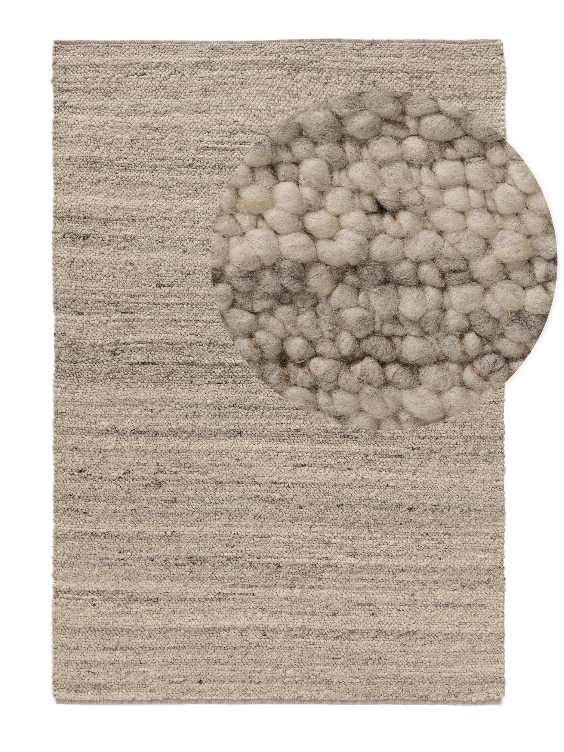 Wool Rug Finn Ivory Grey