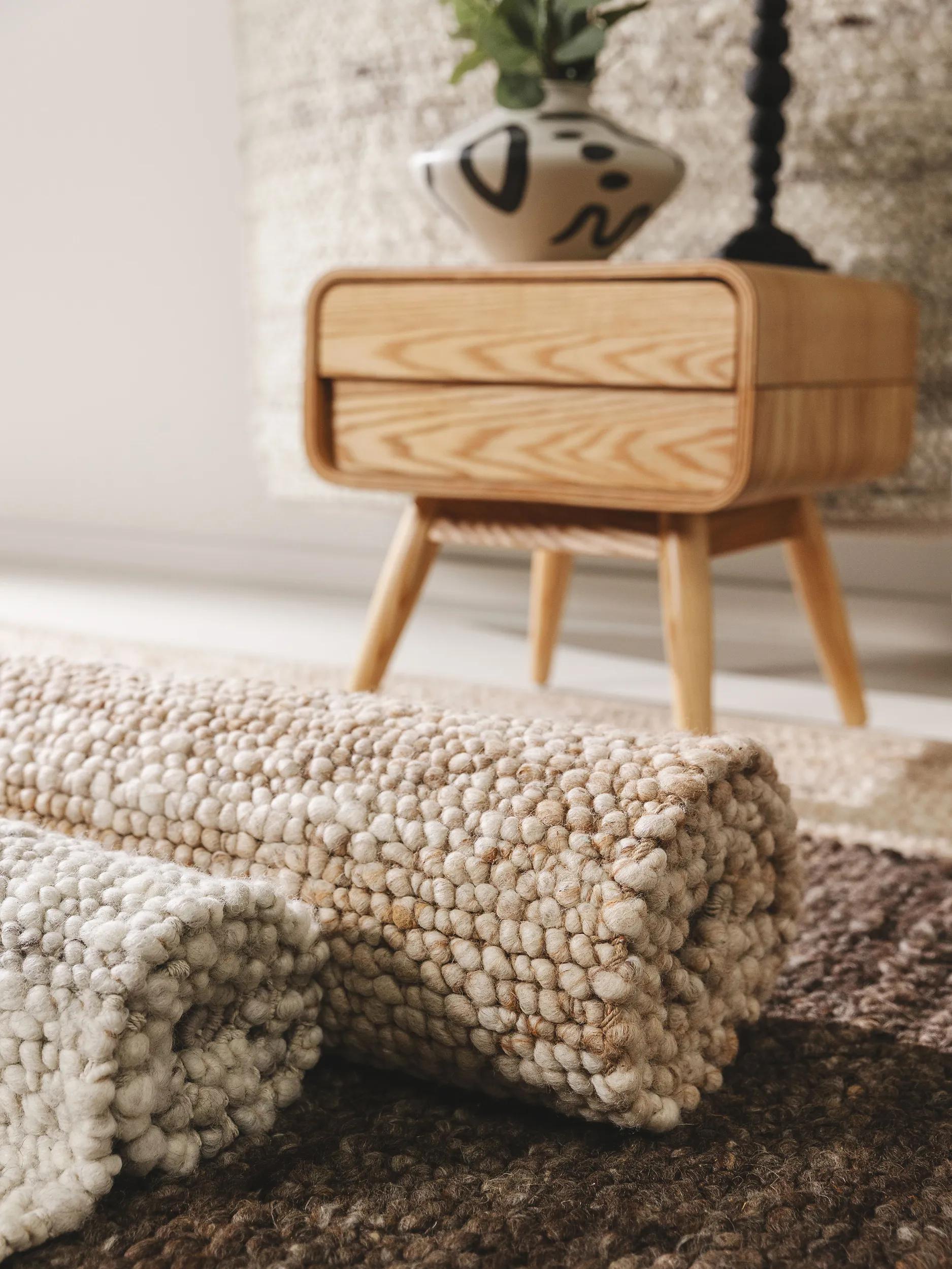 Wool Rug Finn Beige