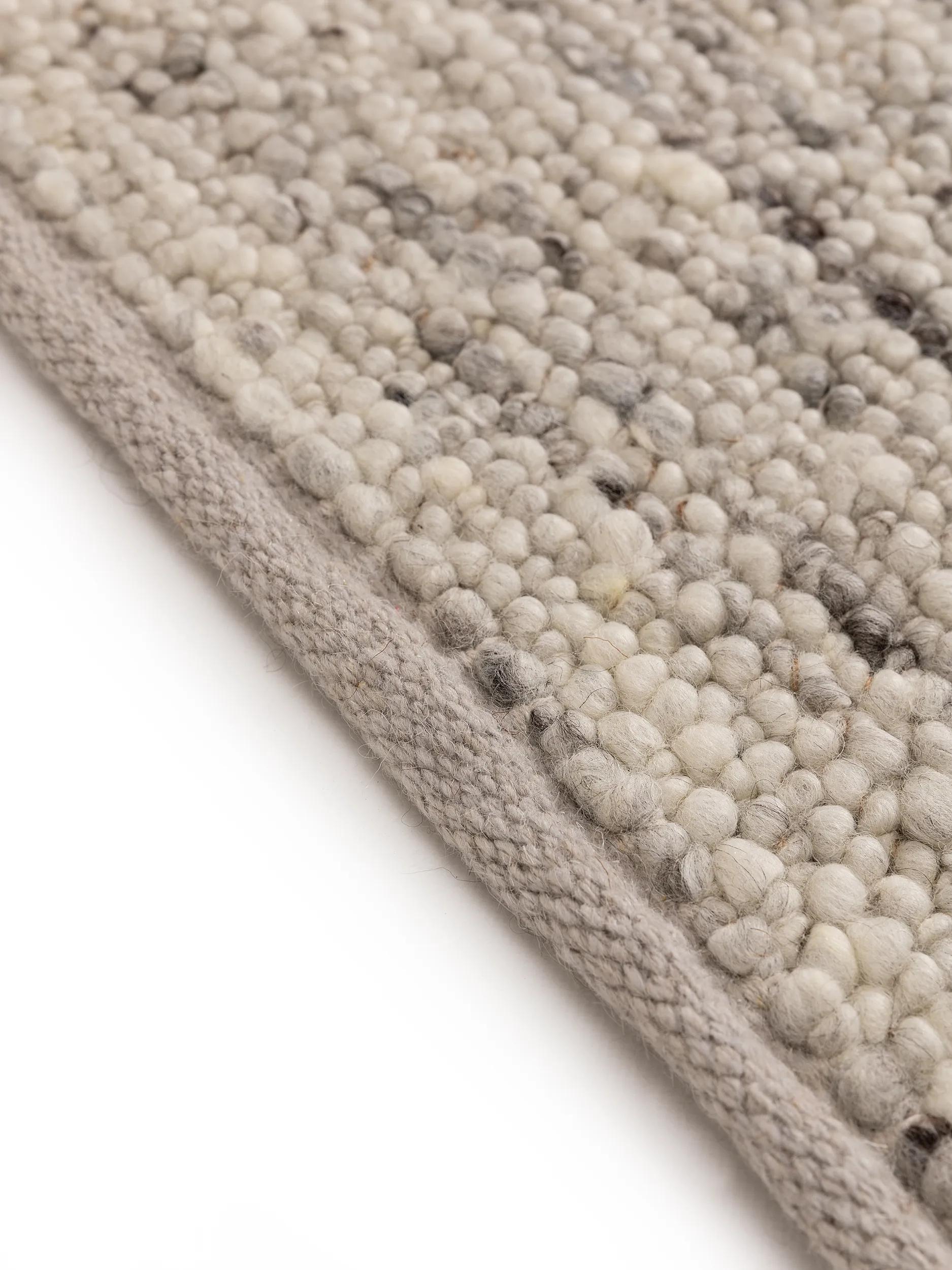 Wool Rug Finn Ivory Grey
