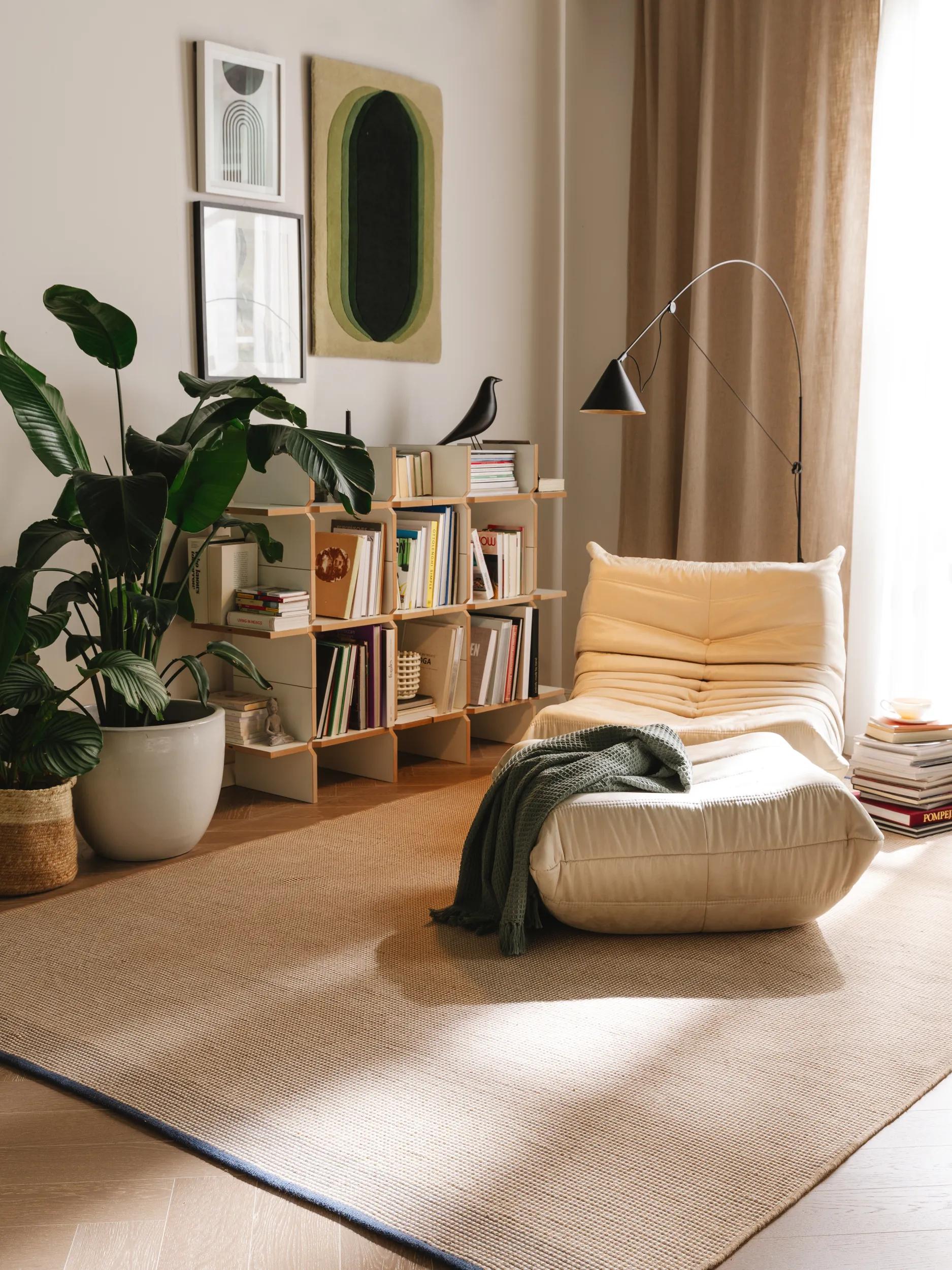 In- & Outdoor Rug Fion Beige/Blue