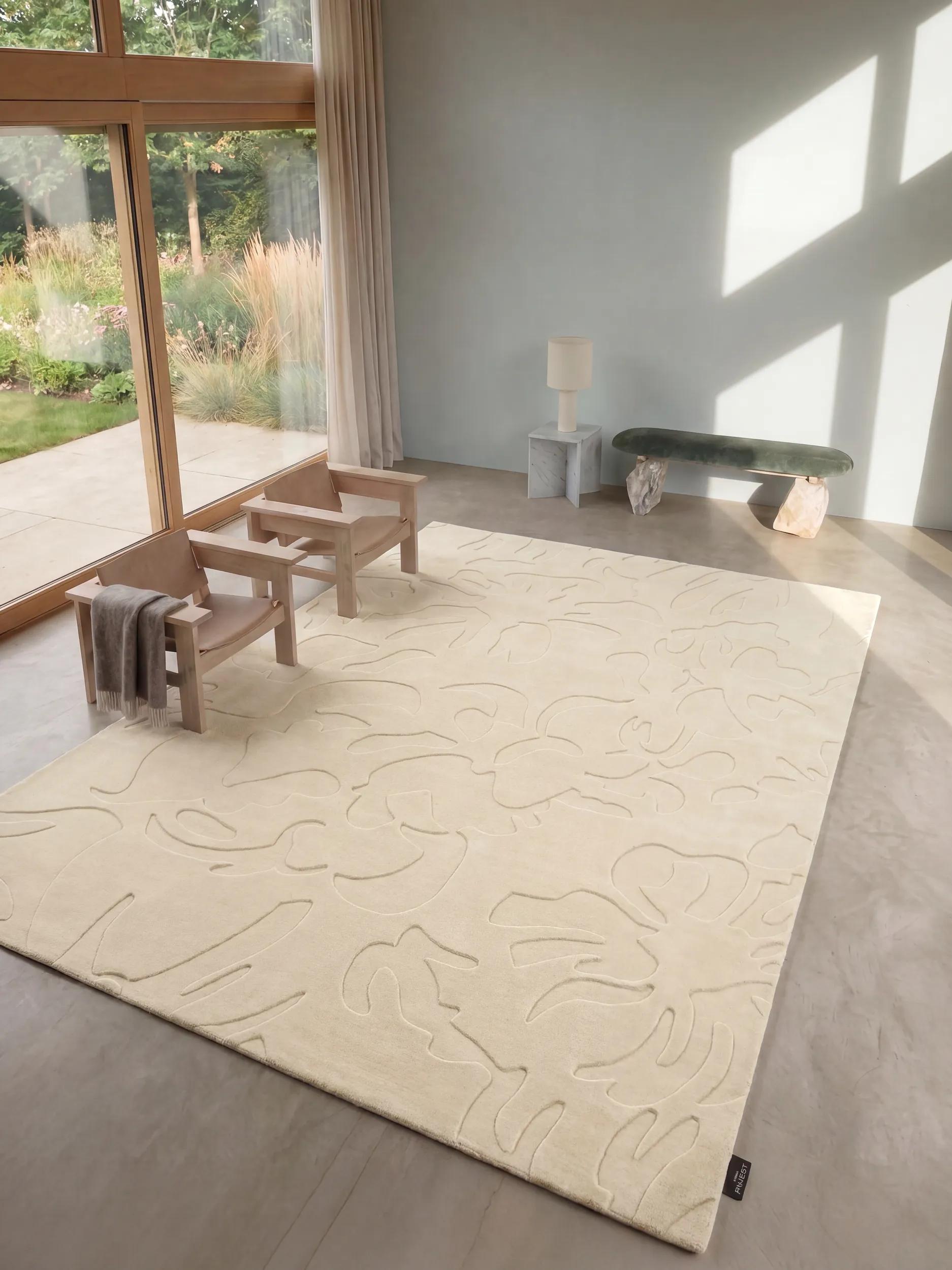 Wool Rug Fiore Cream
