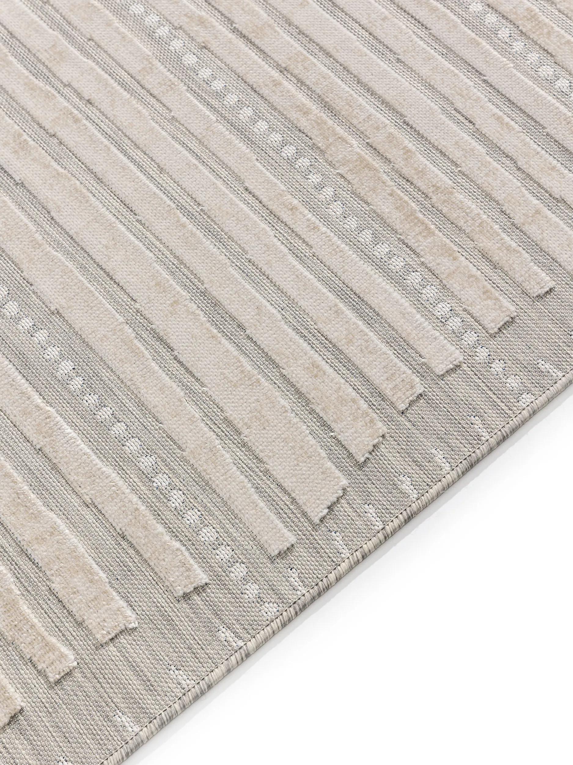 In- & Outdoor Runner Flora Grey