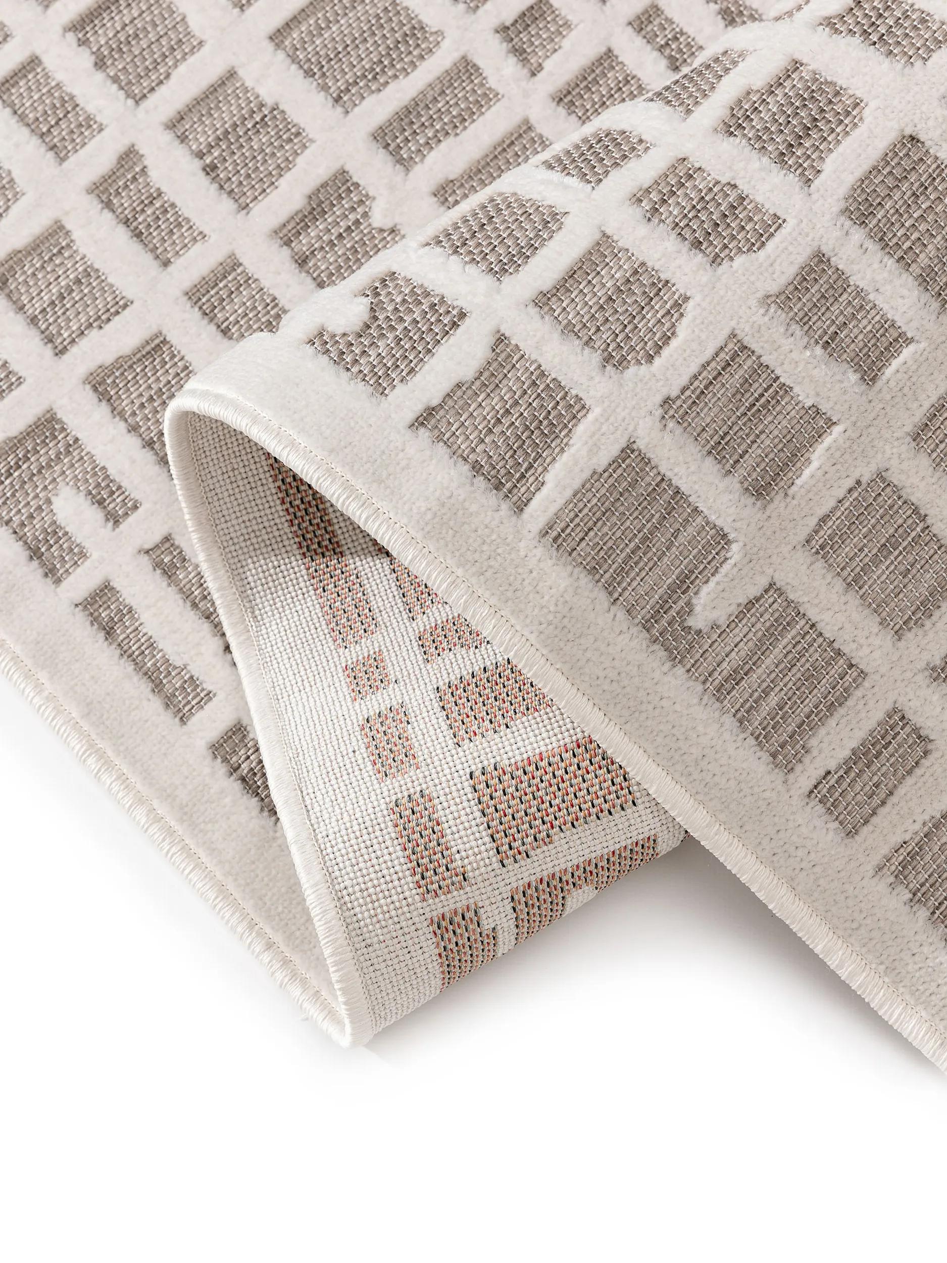 In- & Outdoor Runner Flora Grey