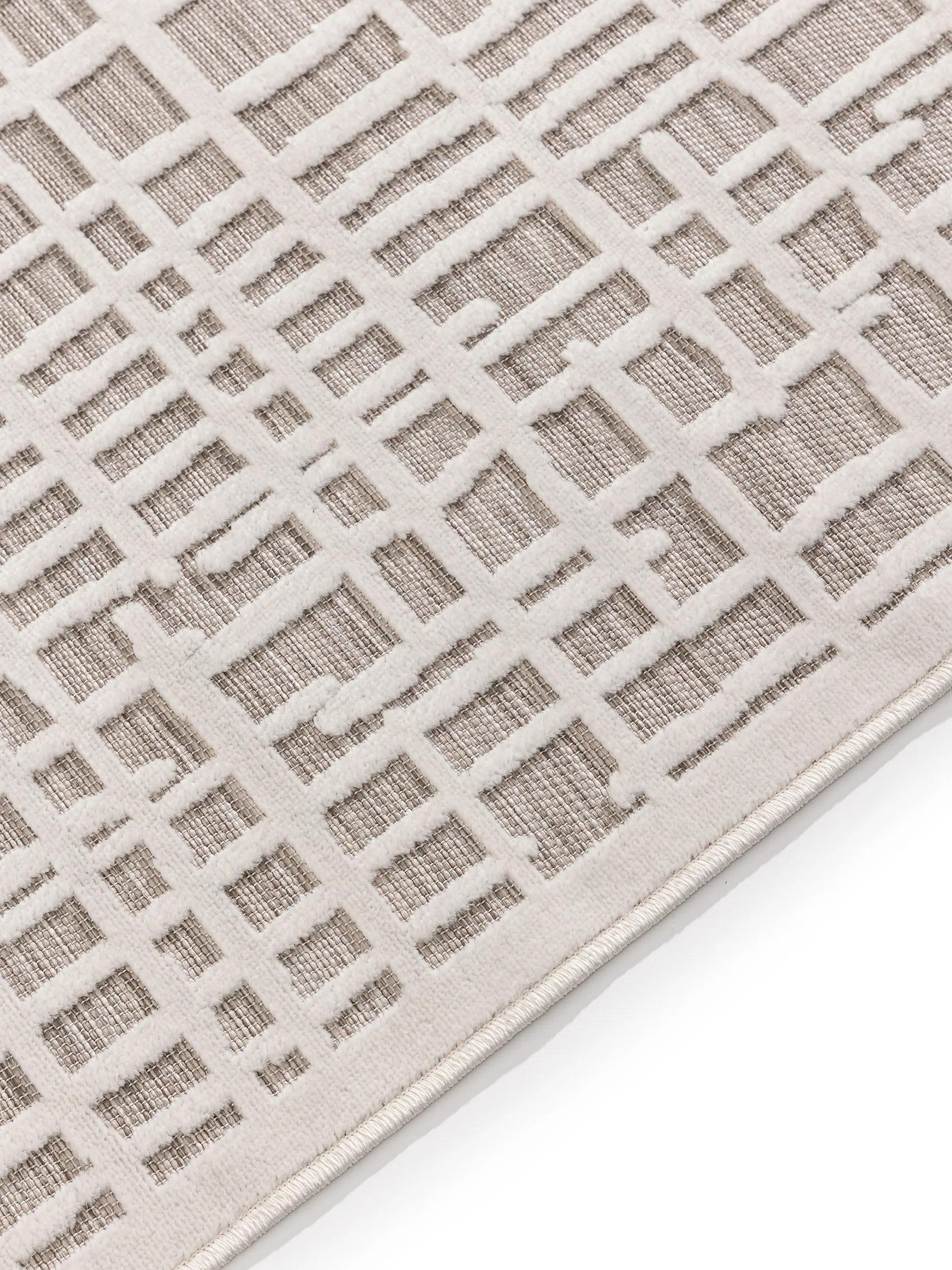 In- & Outdoor Runner Flora Grey