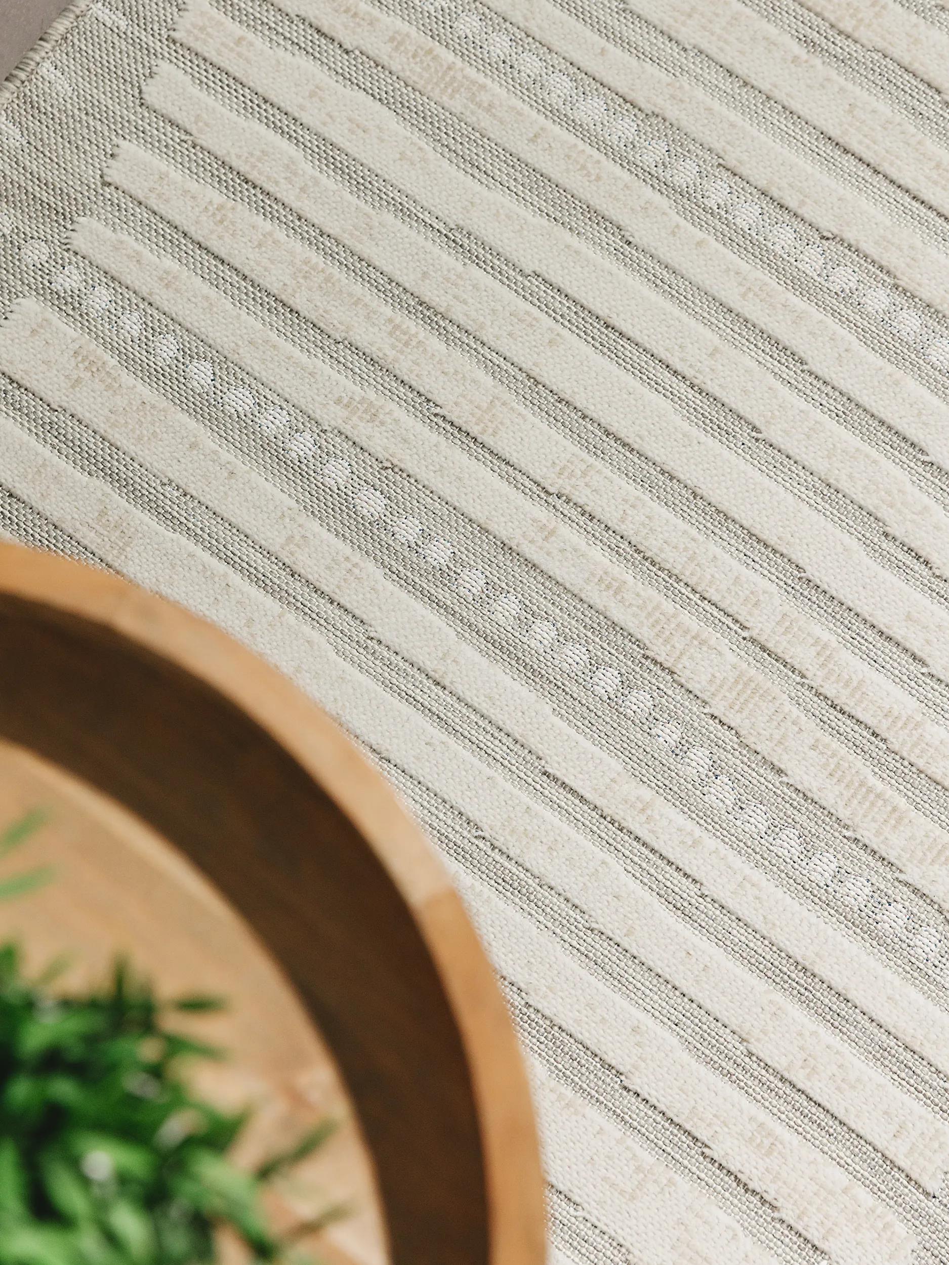 In- & Outdoor Runner Flora Grey