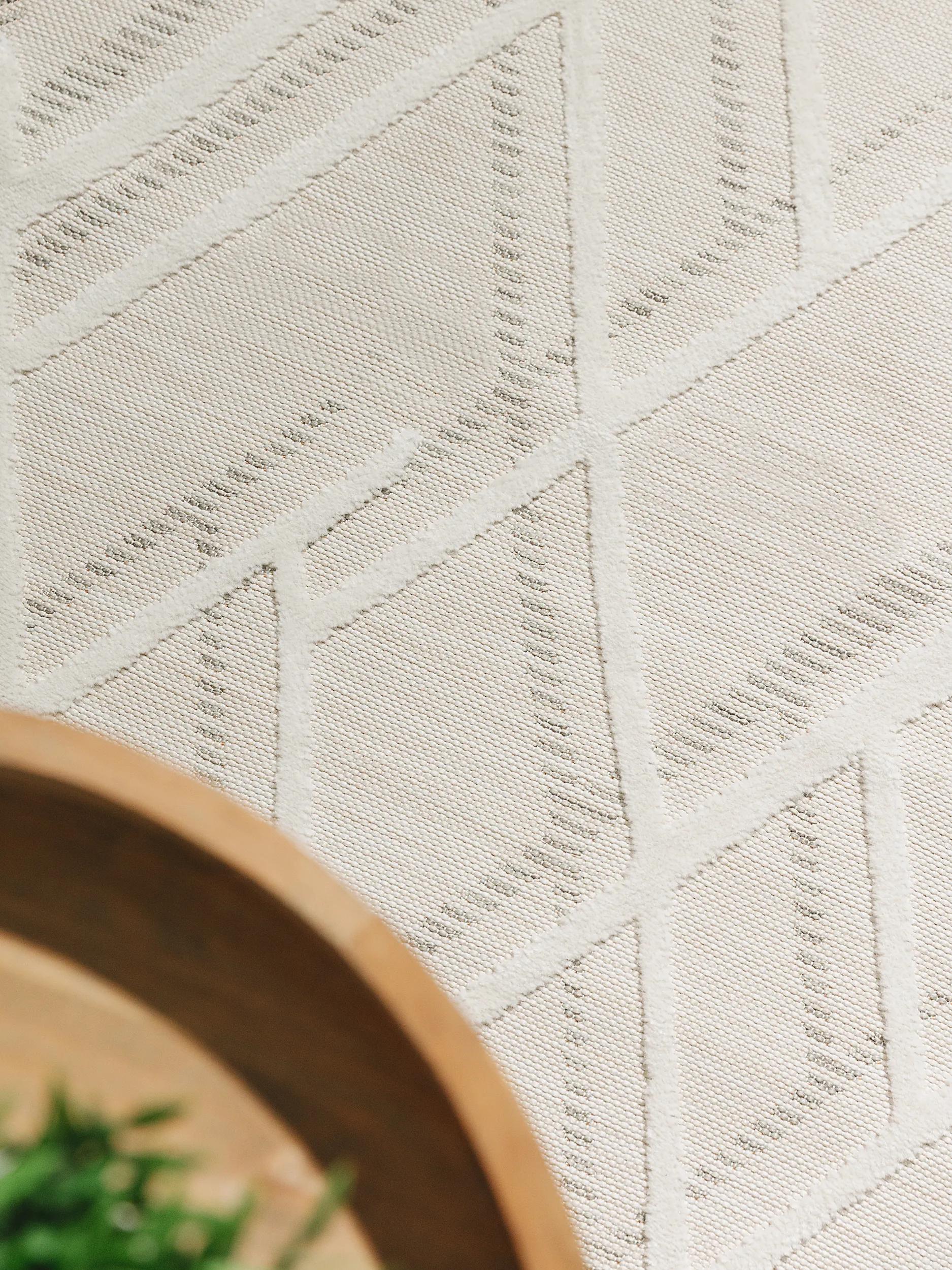 In- & Outdoor Runner Flora Cream