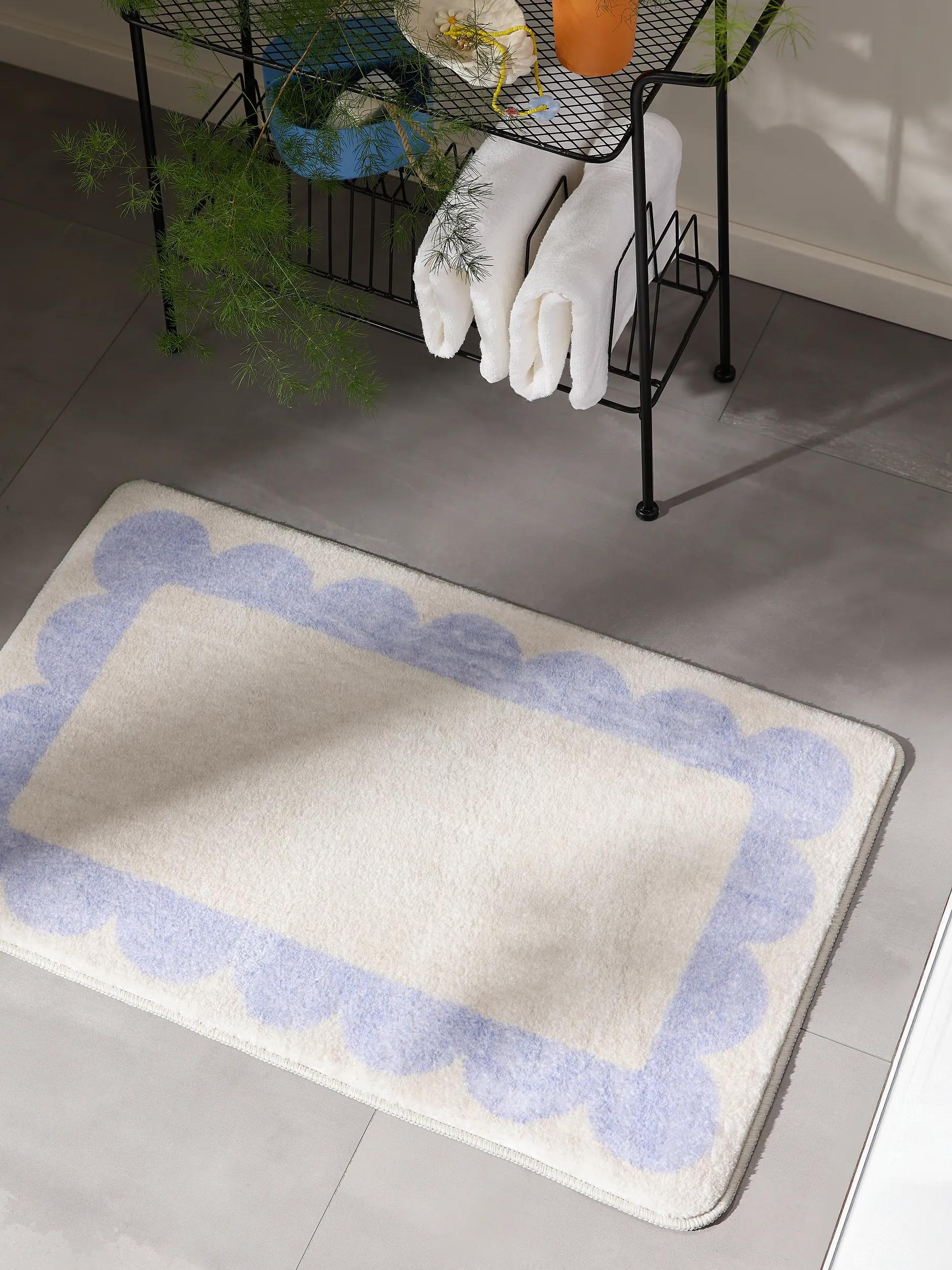 Bath Rug Frame Purple