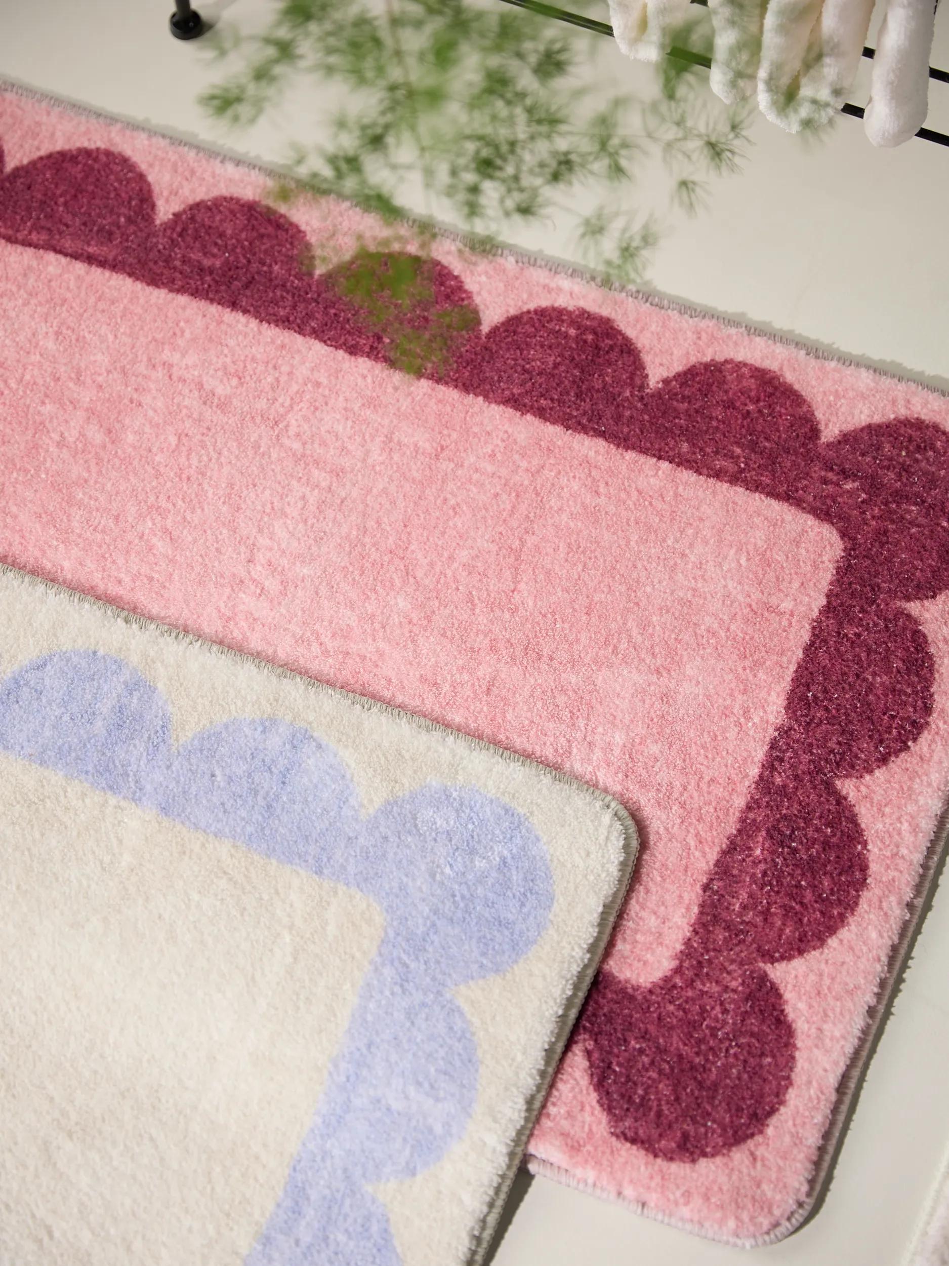 Bath Rug Frame Purple