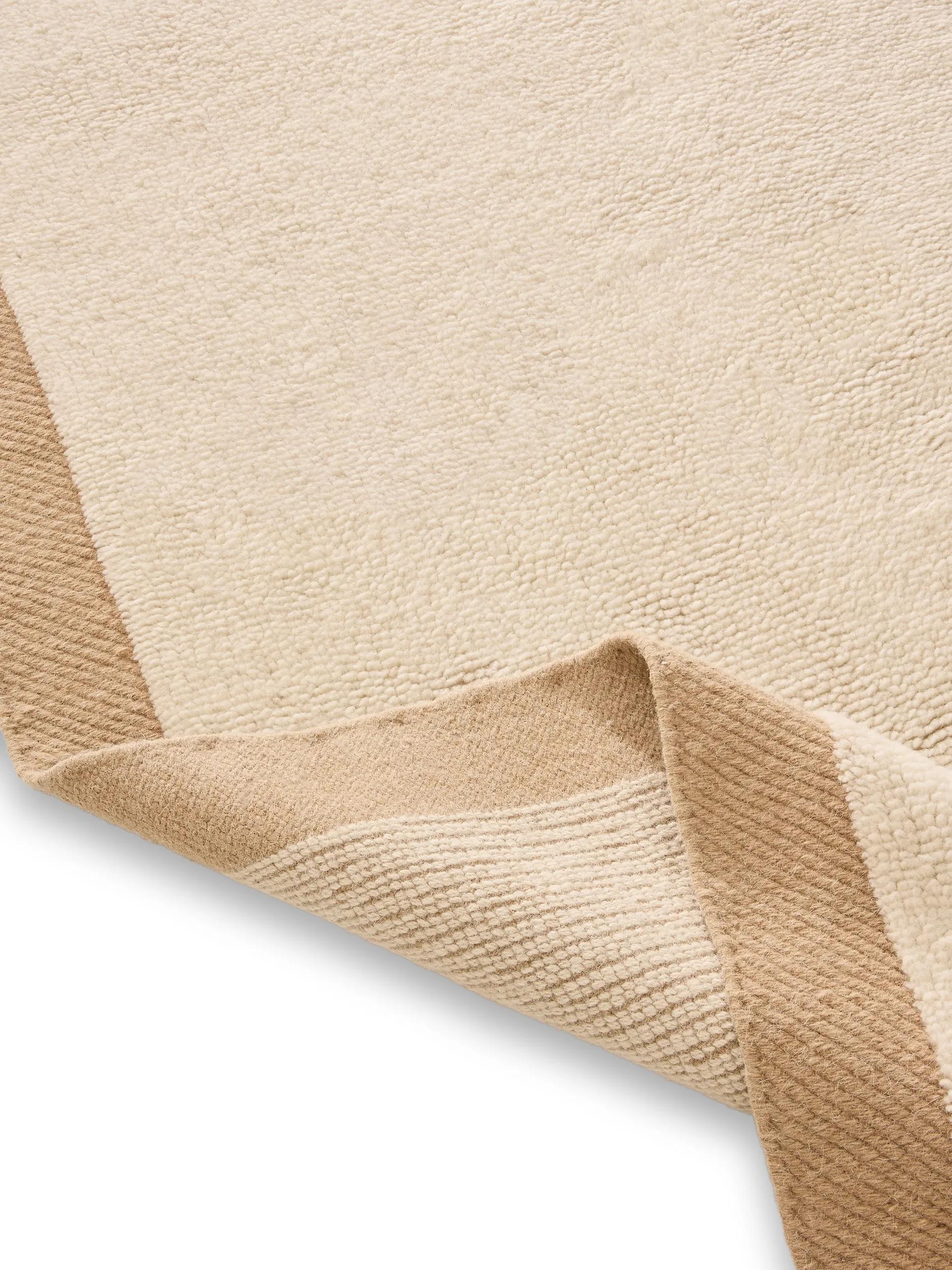 Alfombra de Lana Franco Crema/Beige