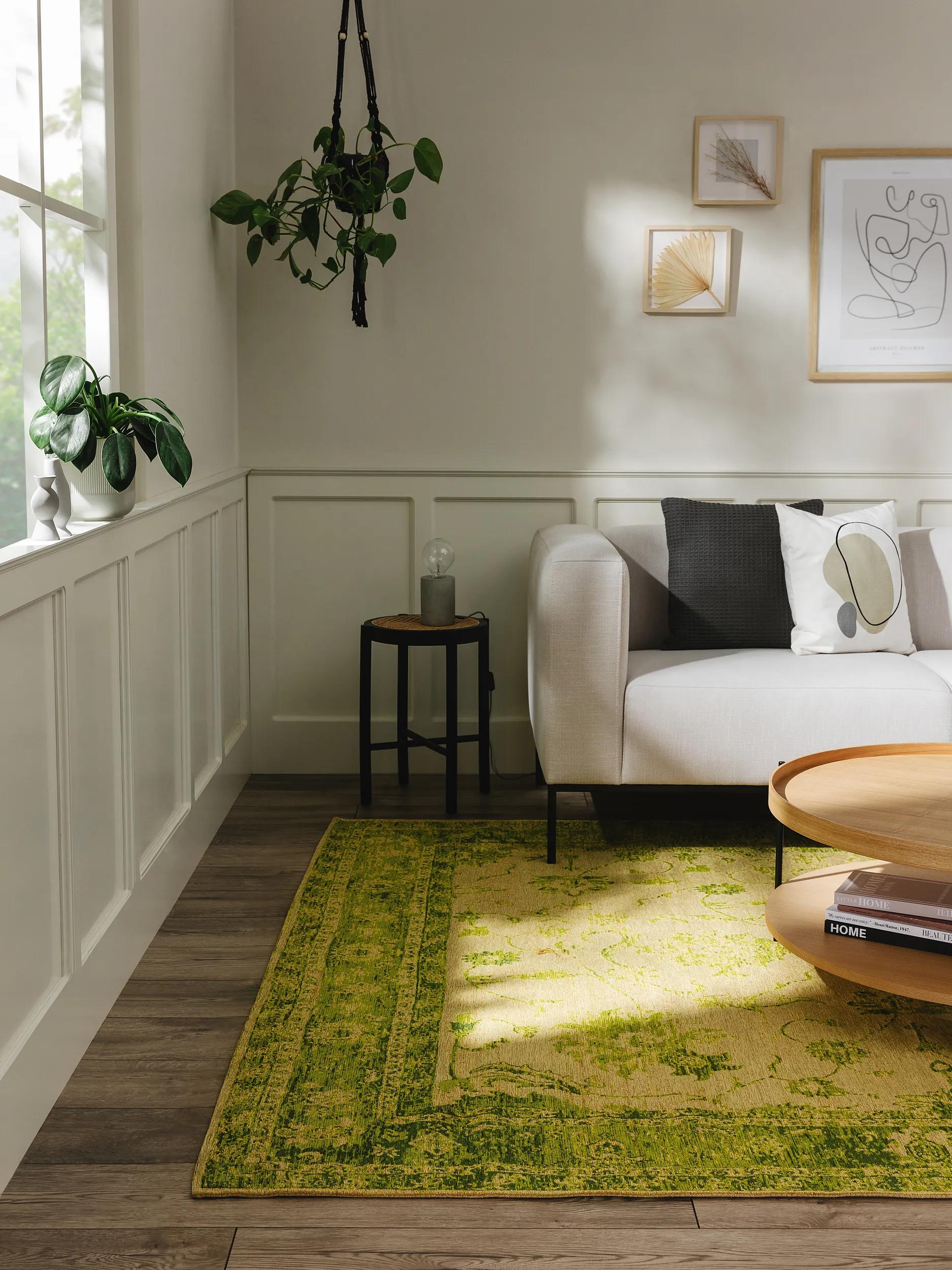 Flat Weave Rug Frencie Green