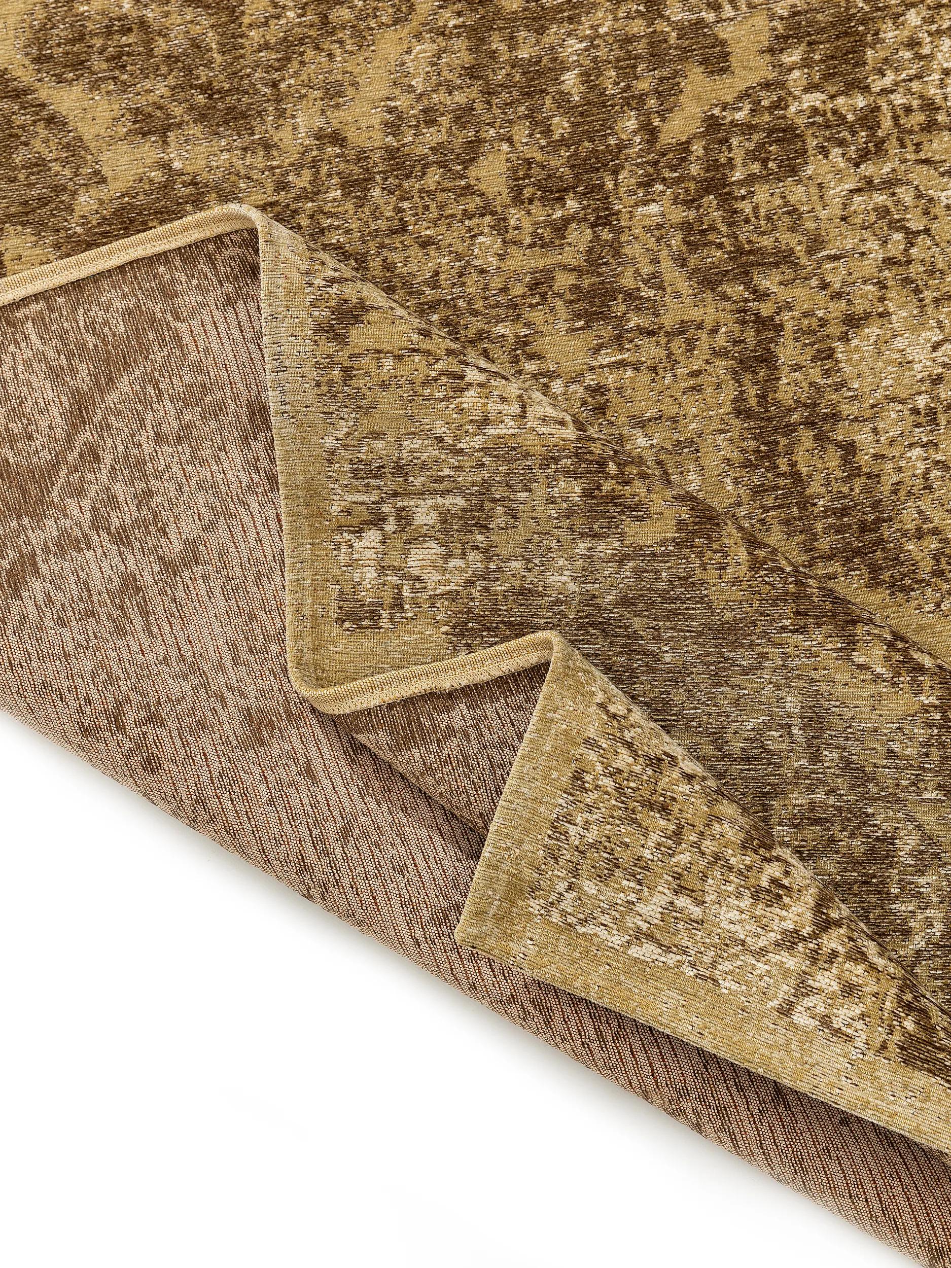 Tapis à Tissage Plat Frencie Marron