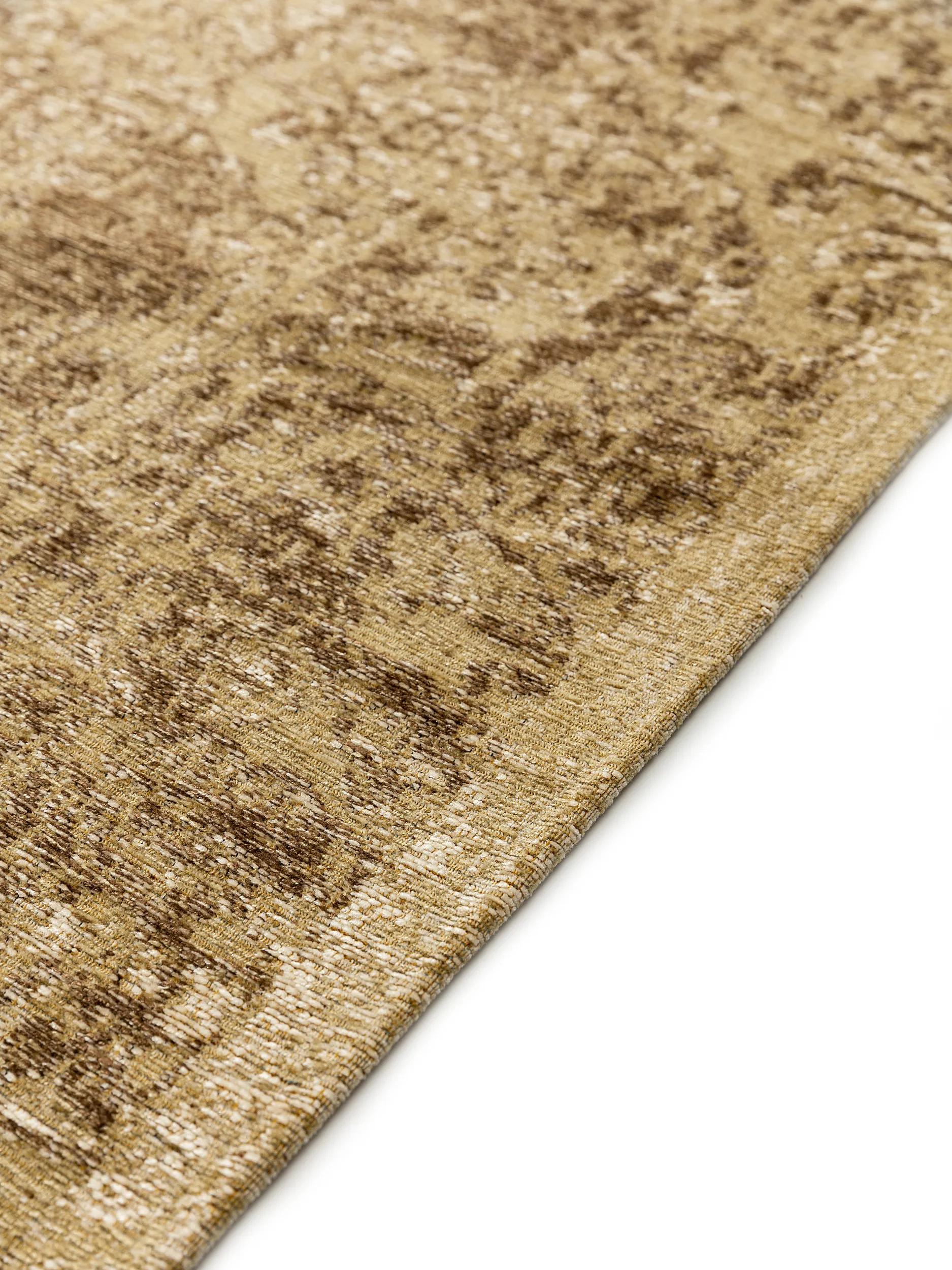 Tapis à Tissage Plat Frencie Marron