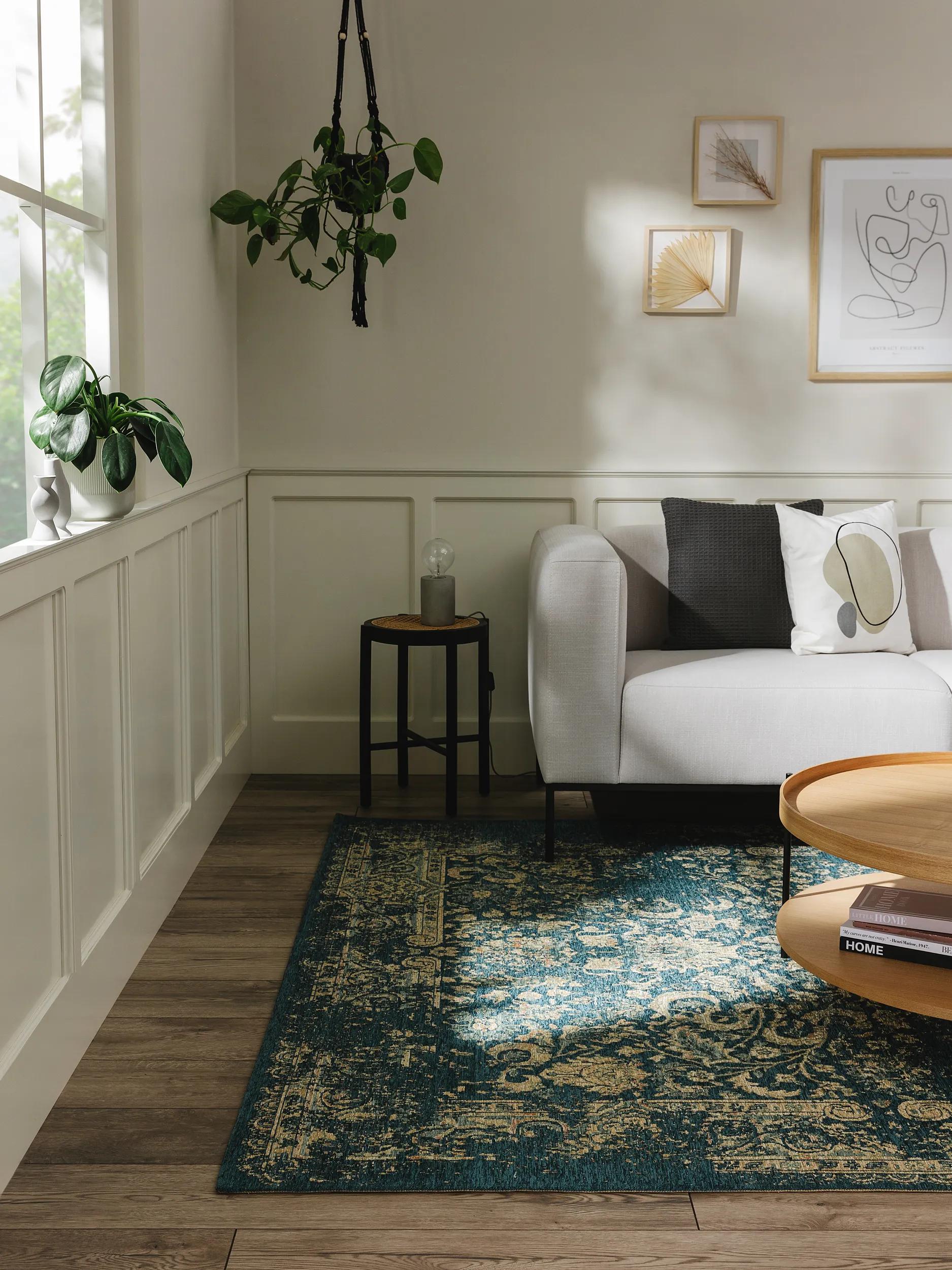 Flat Weave Rug Frencie Blue