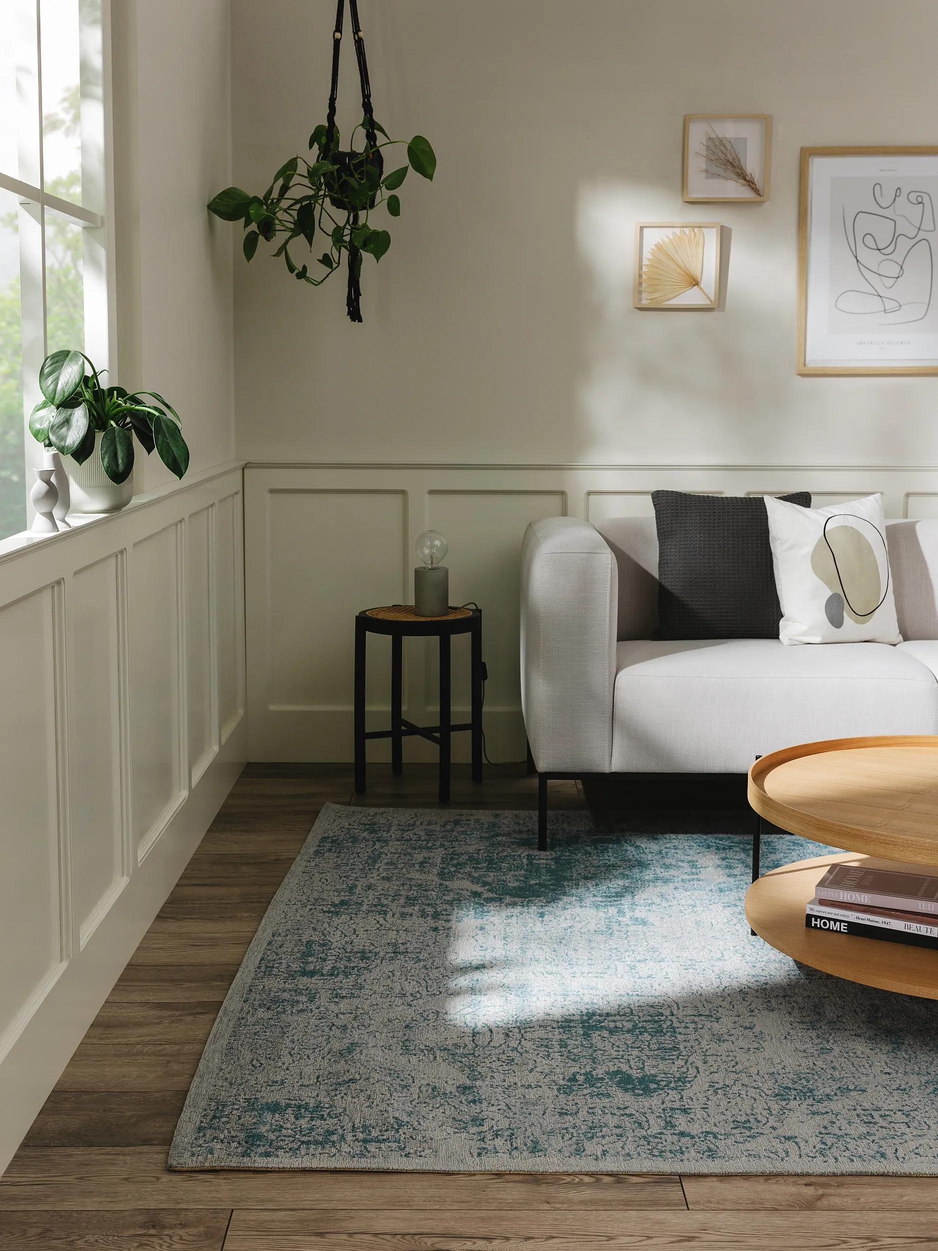 Flat Weave Rug Frencie Blue