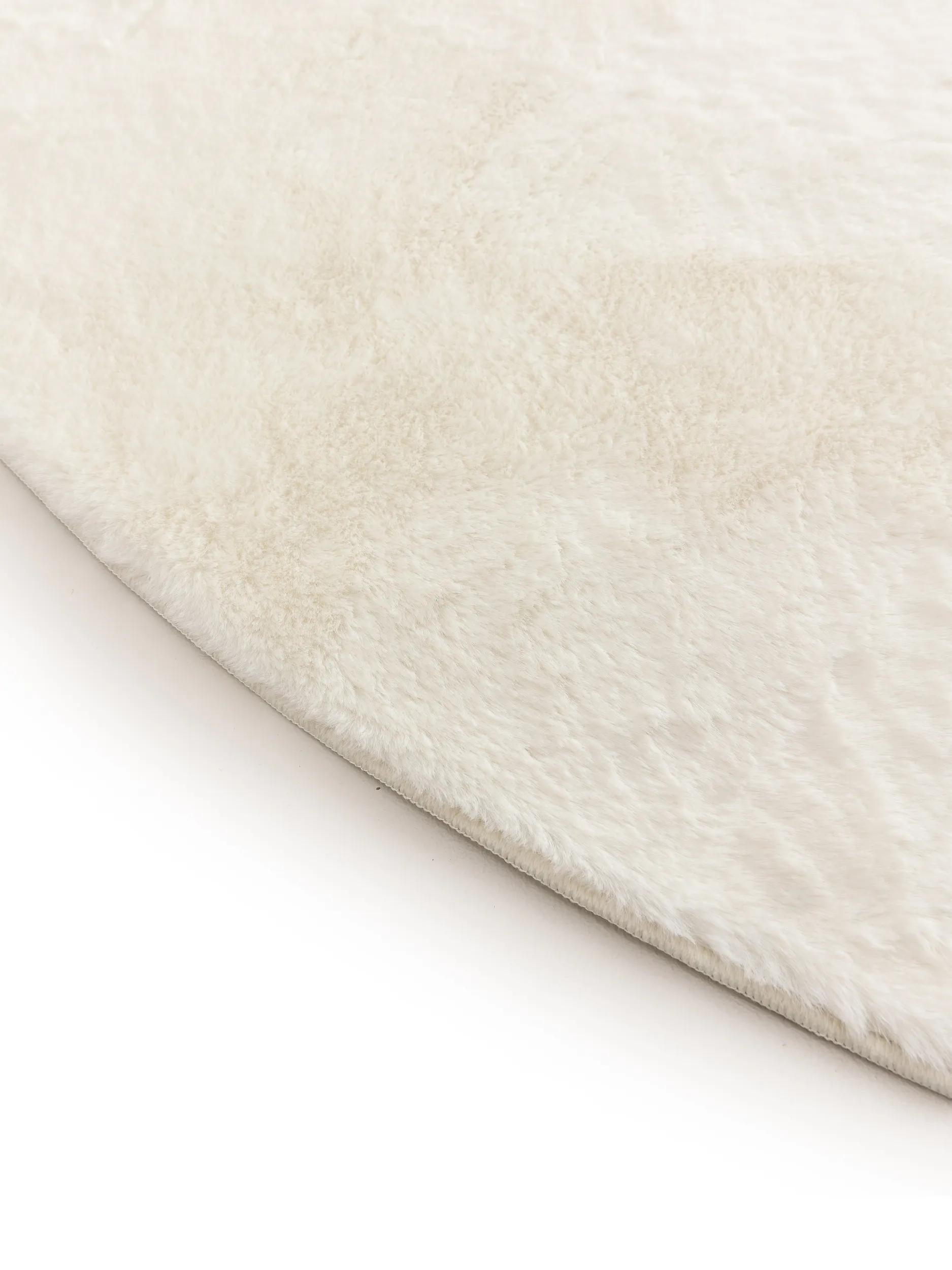 Fur Rug Furry Cream
