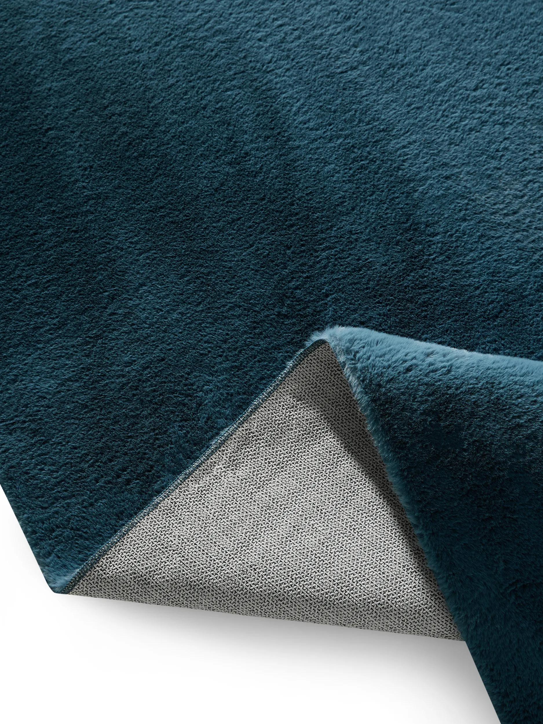 Faux Fur Rug Furry Turquoise