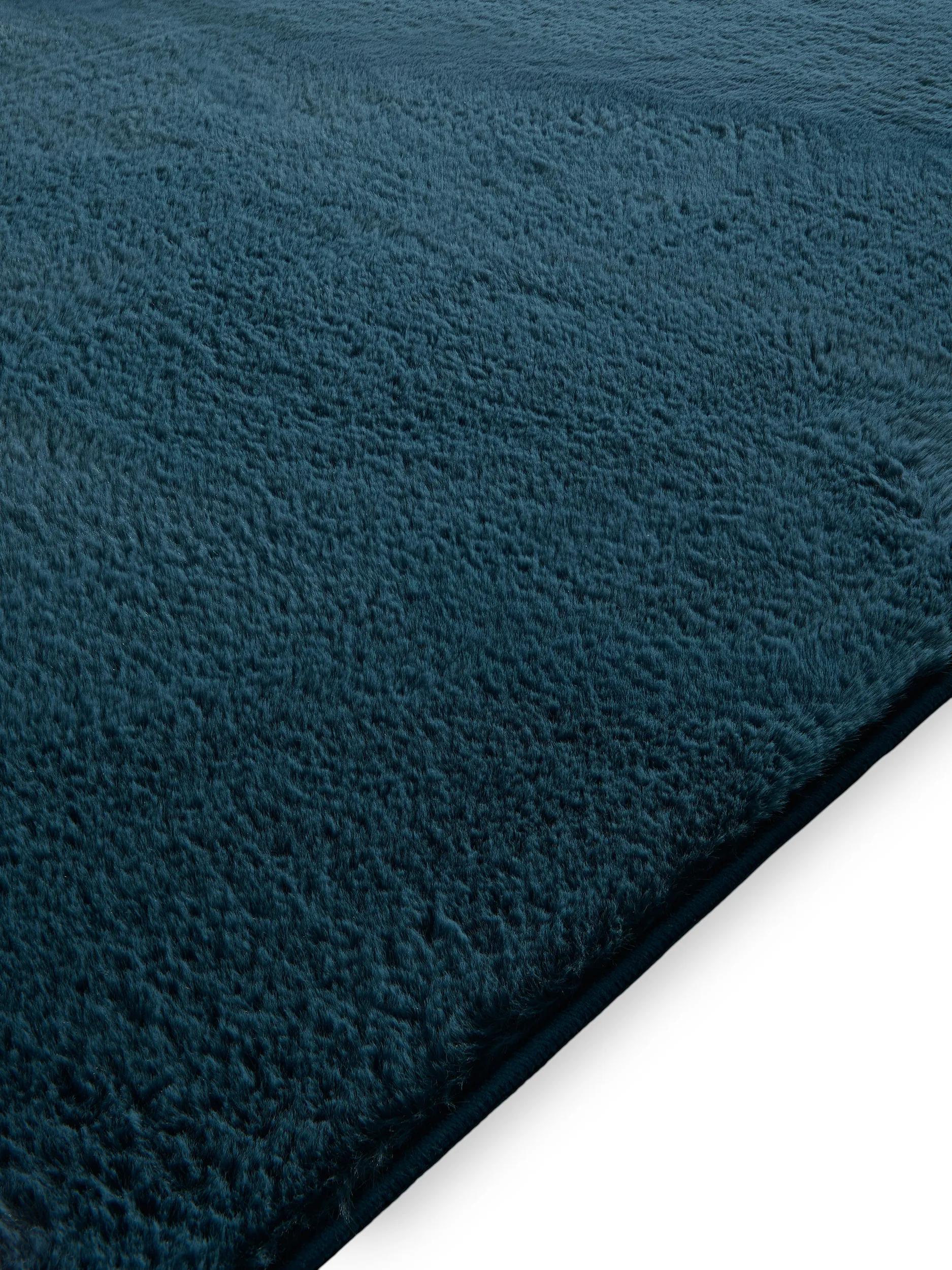 Faux Fur Rug Furry Turquoise