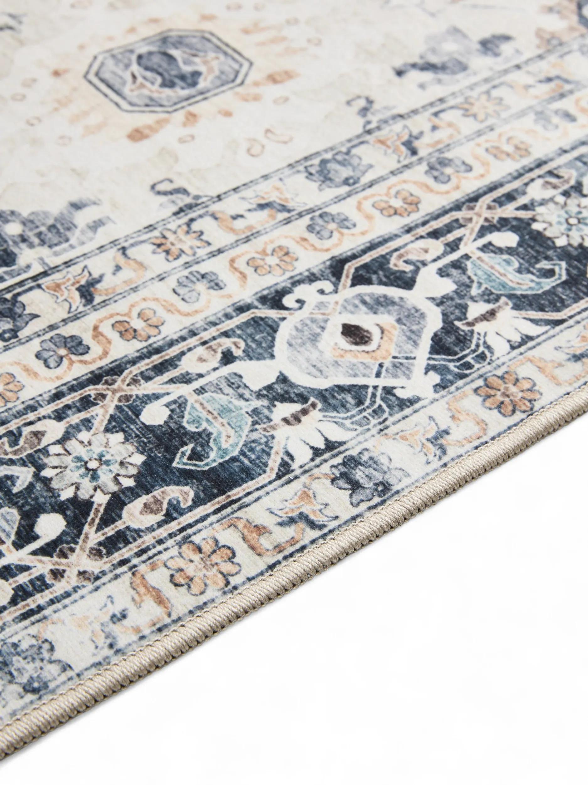 Washable Rug George Cream/Grey