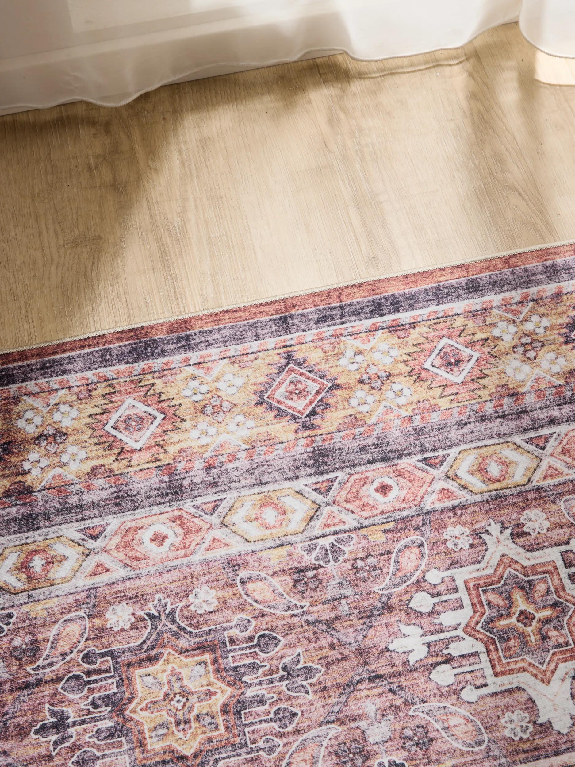 Washable Rug George Multicolour/Pink