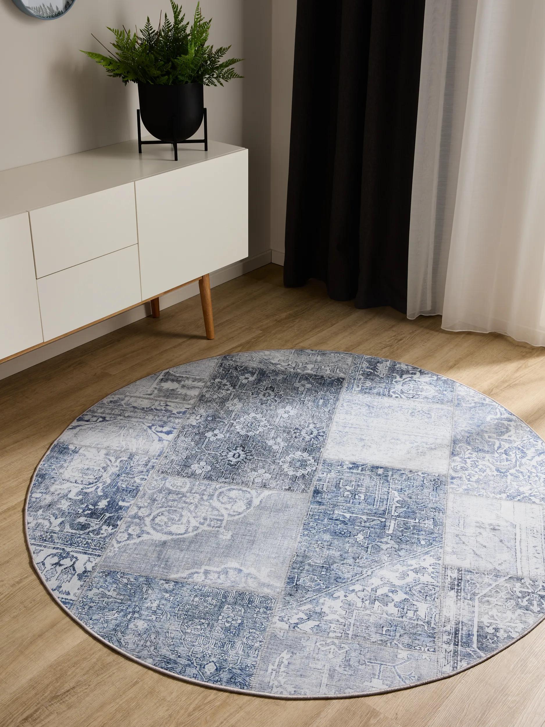Washable Rug George Blue