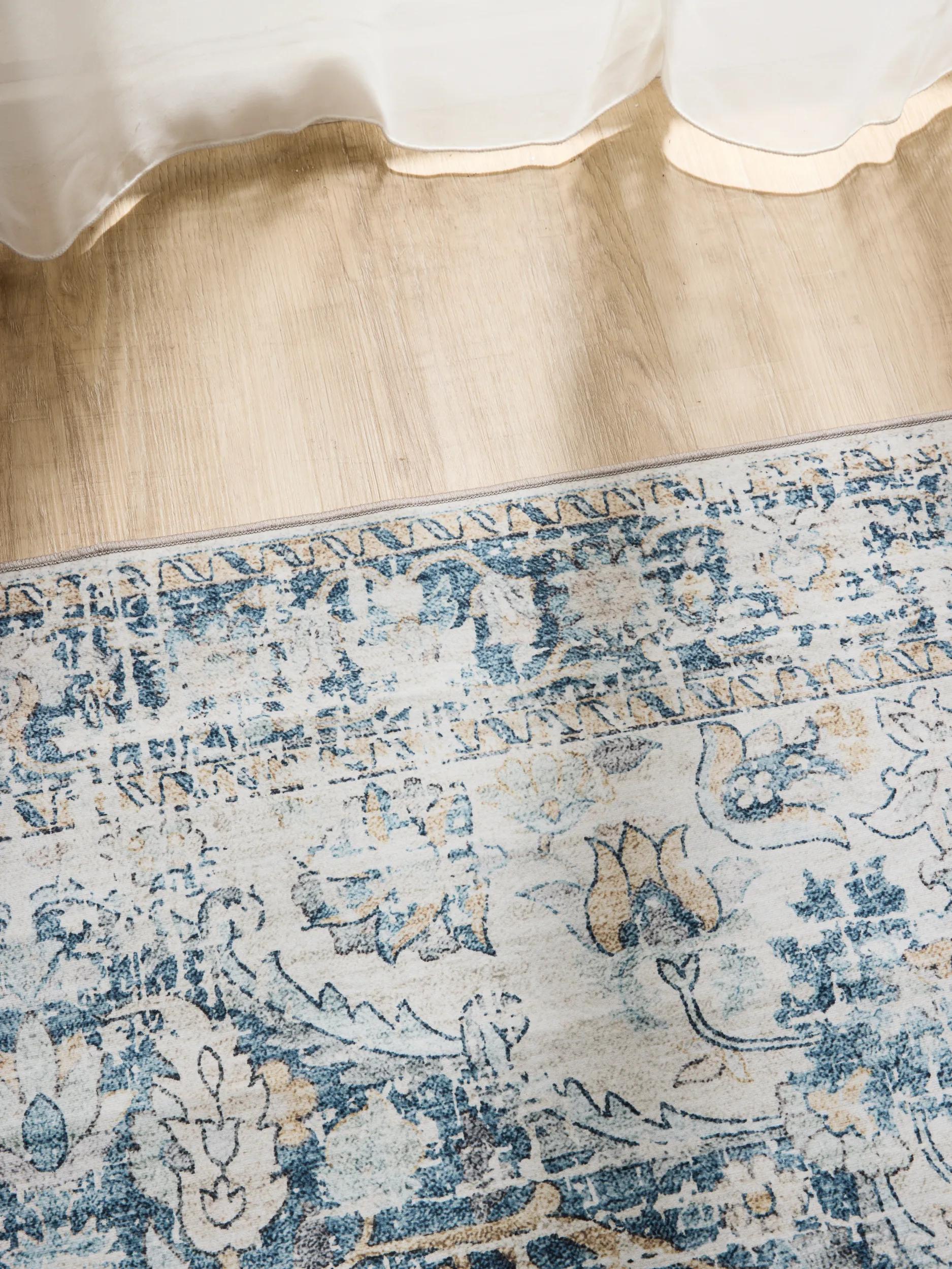 Washable Rug George Blue