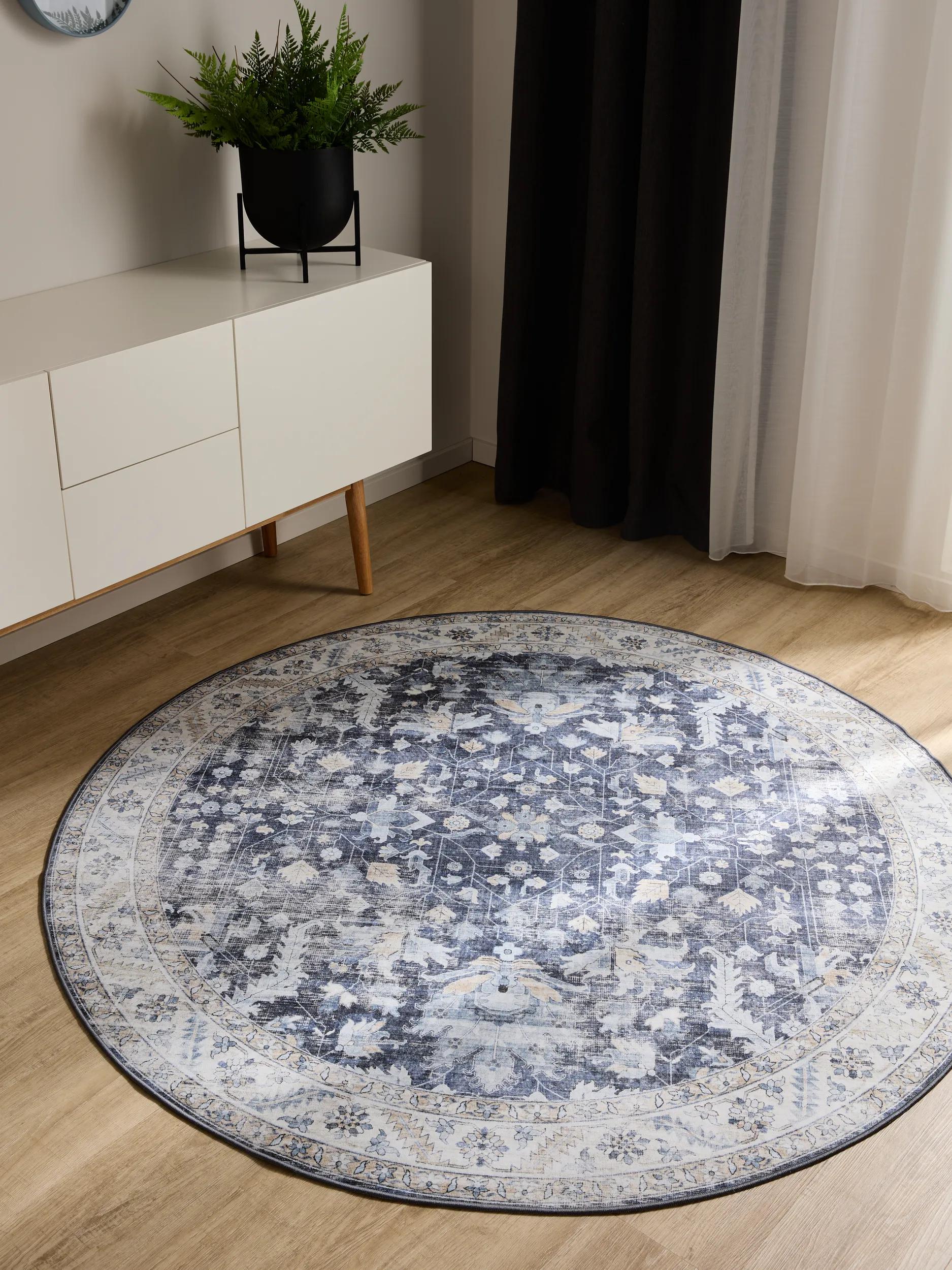 Washable Rug George Blue