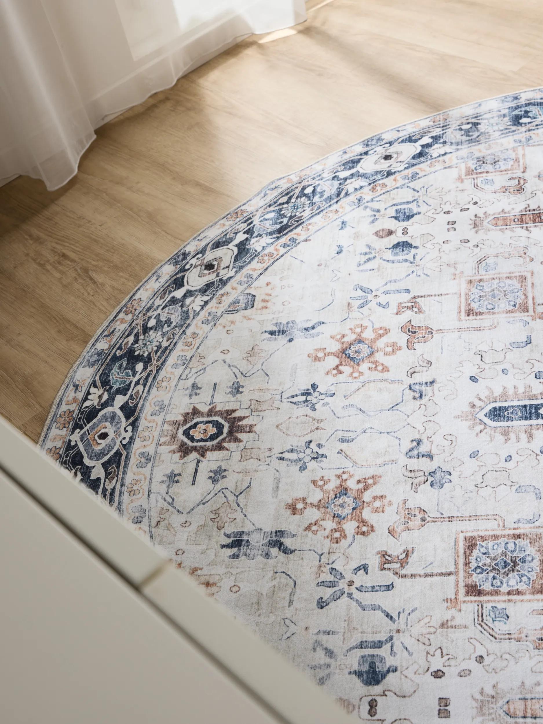 Washable Rug George Cream/Grey