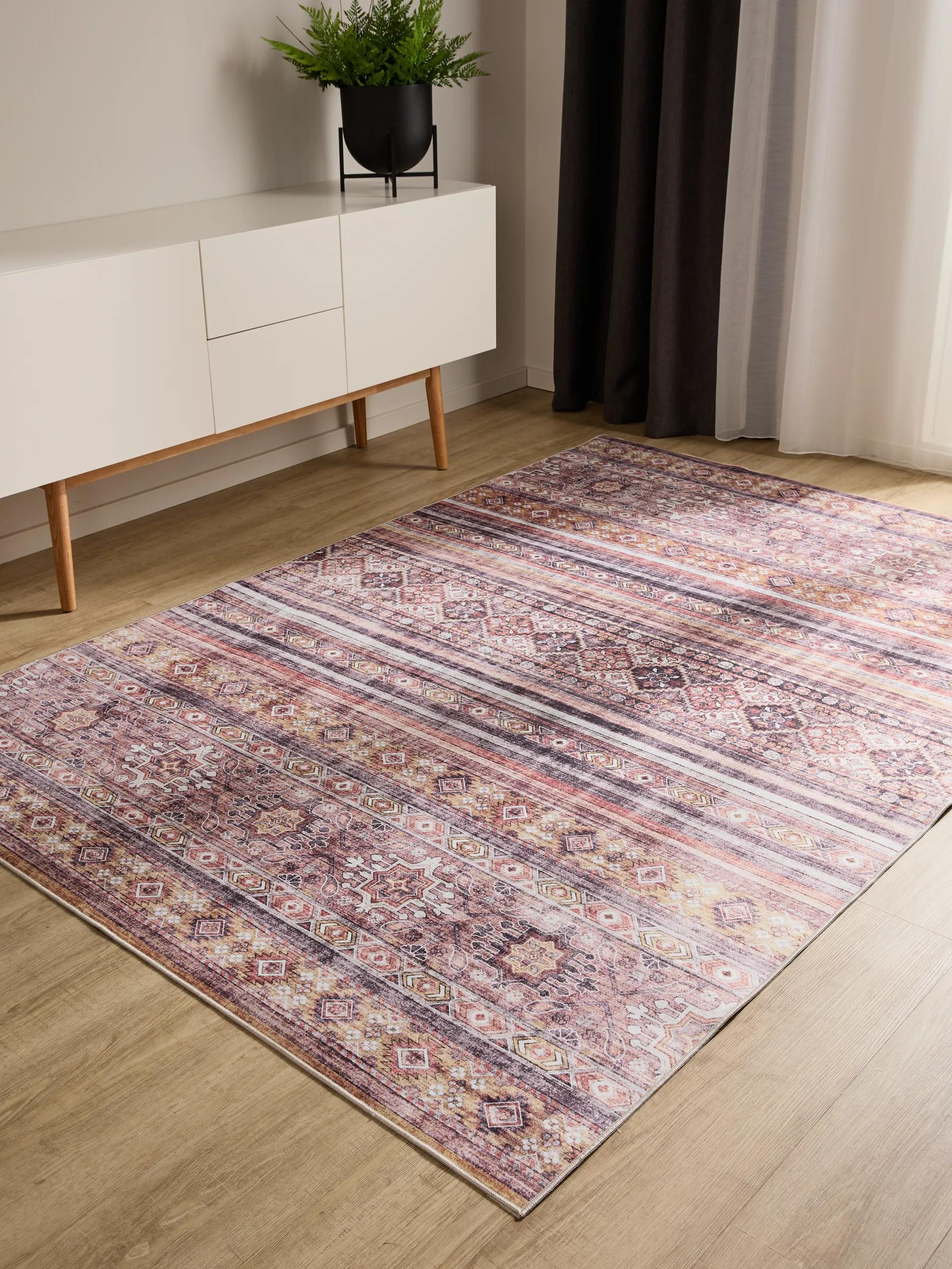 Washable Rug George Multicolour/Pink